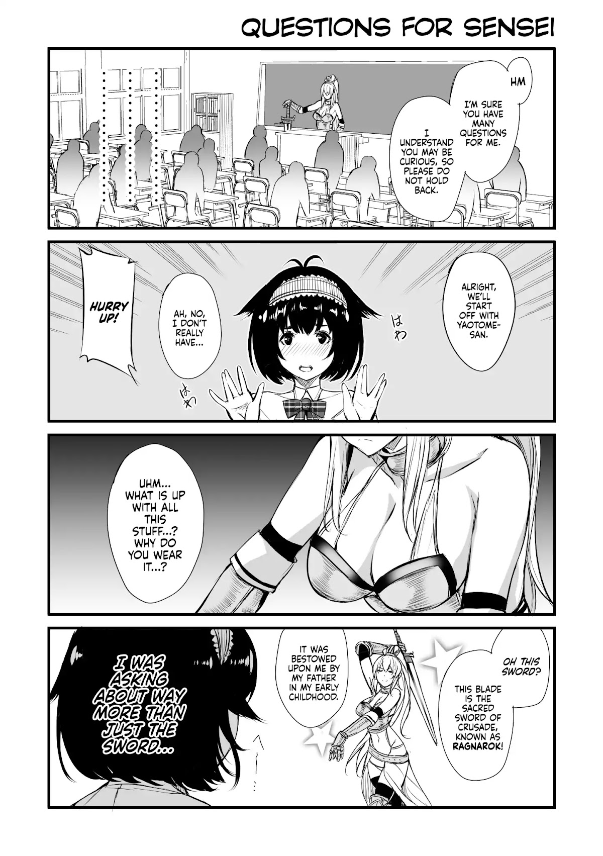 I'm Sorry. Princess Knight Teacher (Webcomic) Chapter 1 page 3 - Chapter 1: The Princess Knight Teacher