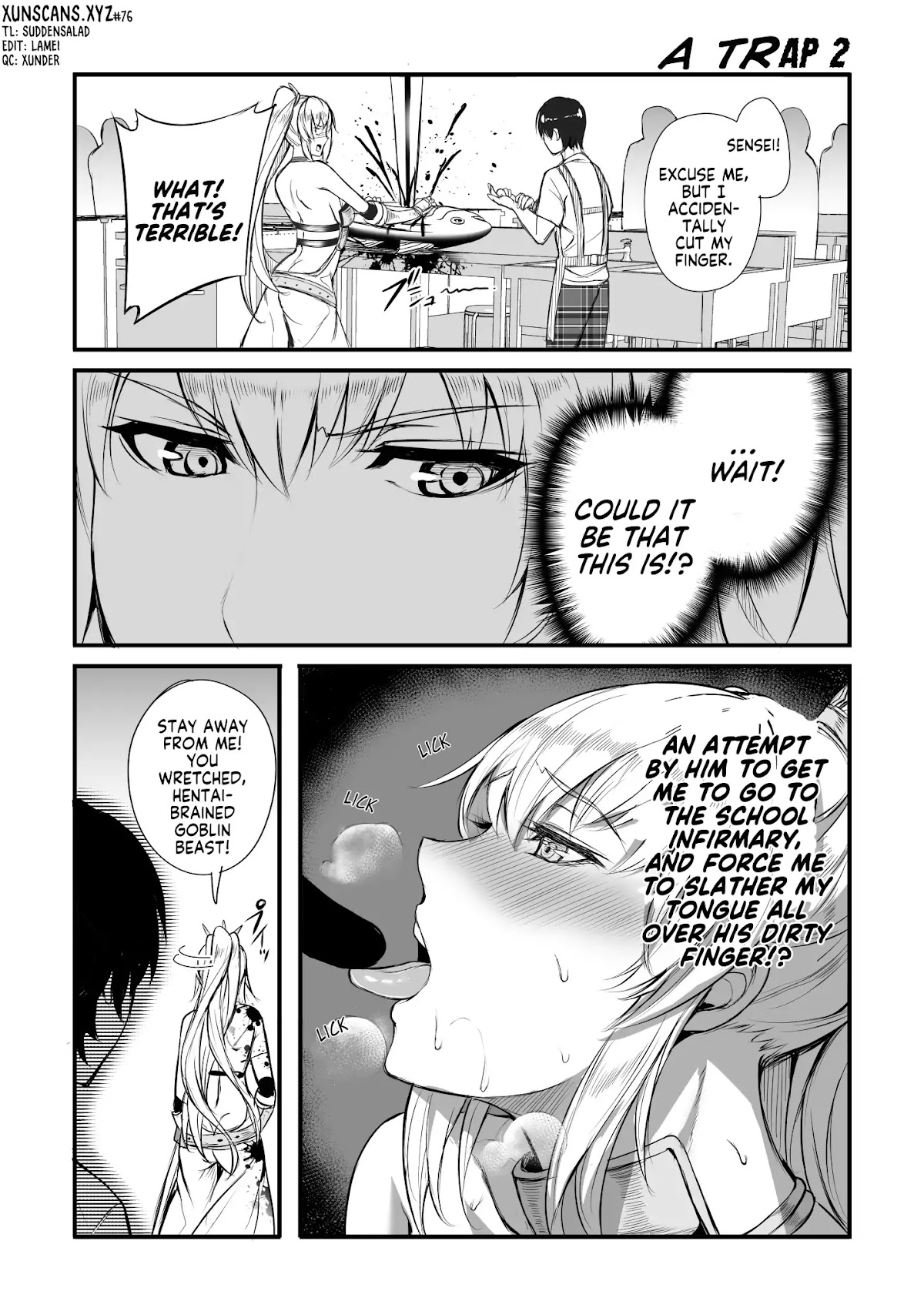 I'm Sorry. Princess Knight Teacher (Webcomic) Chapter 3.5 page 1 - Chapter 3.5: A Trap 2
