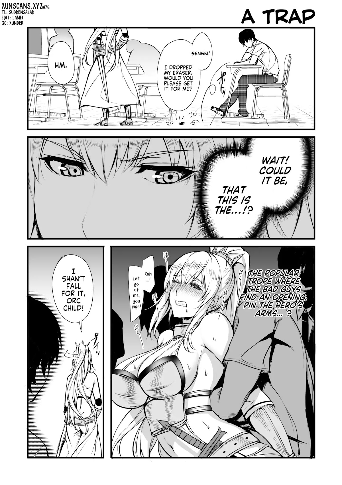 I'm Sorry. Princess Knight Teacher (Webcomic) Chapter 3 page 1 - Chapter 3: A Trap