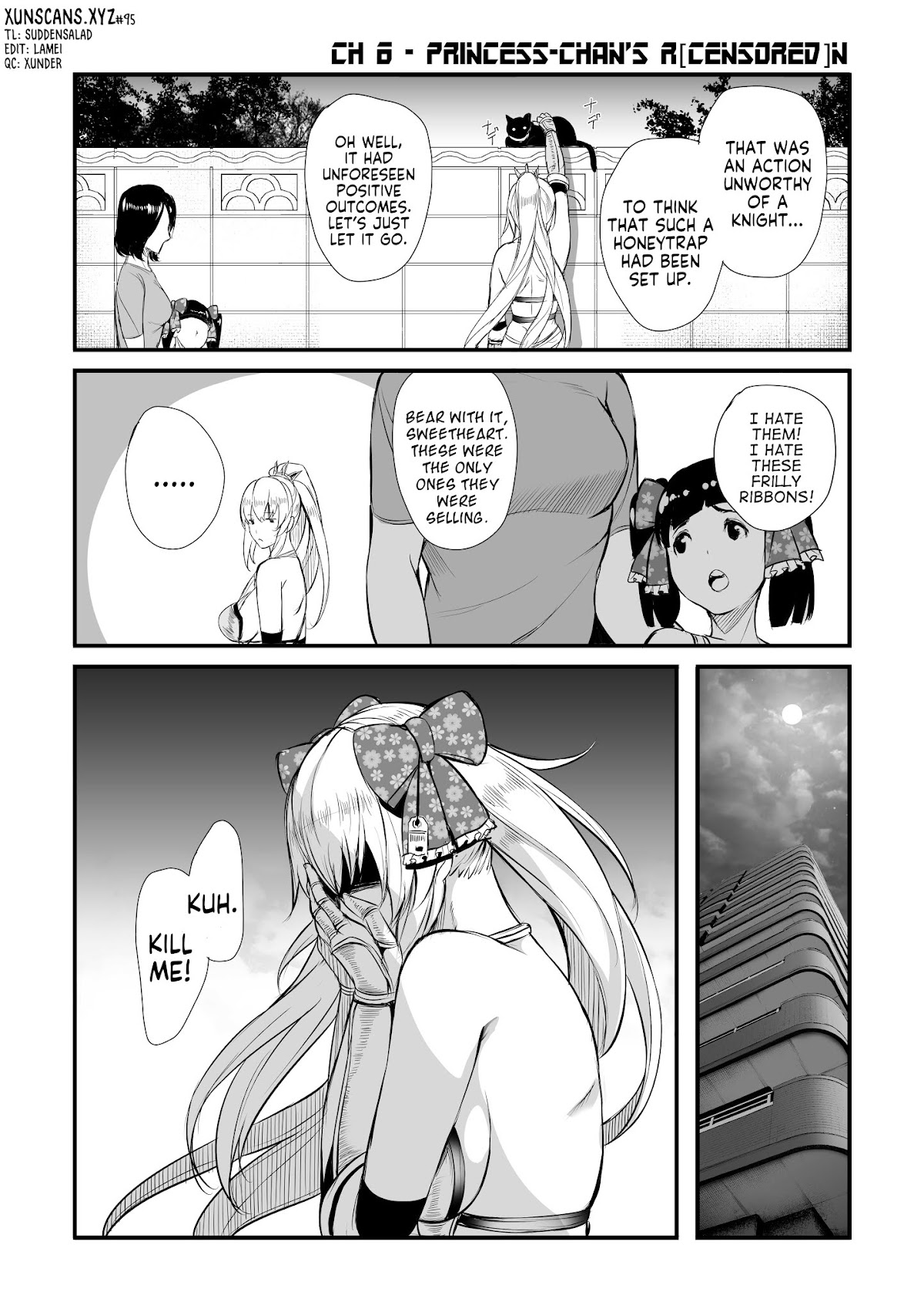I'm Sorry. Princess Knight Teacher (Webcomic) Chapter 6 page 1 - Chapter 6: Princess-chan’s R[censored]n