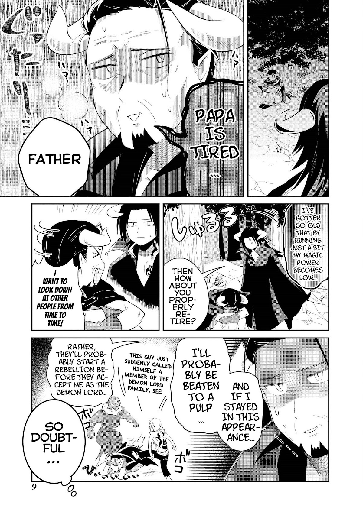 I'm The Demon Lord, But Nobody Found Out Yet, Right? Chapter 8 page 9 - Chapter 8: My Father and Mist and Mist's Little Sister(?) and Me