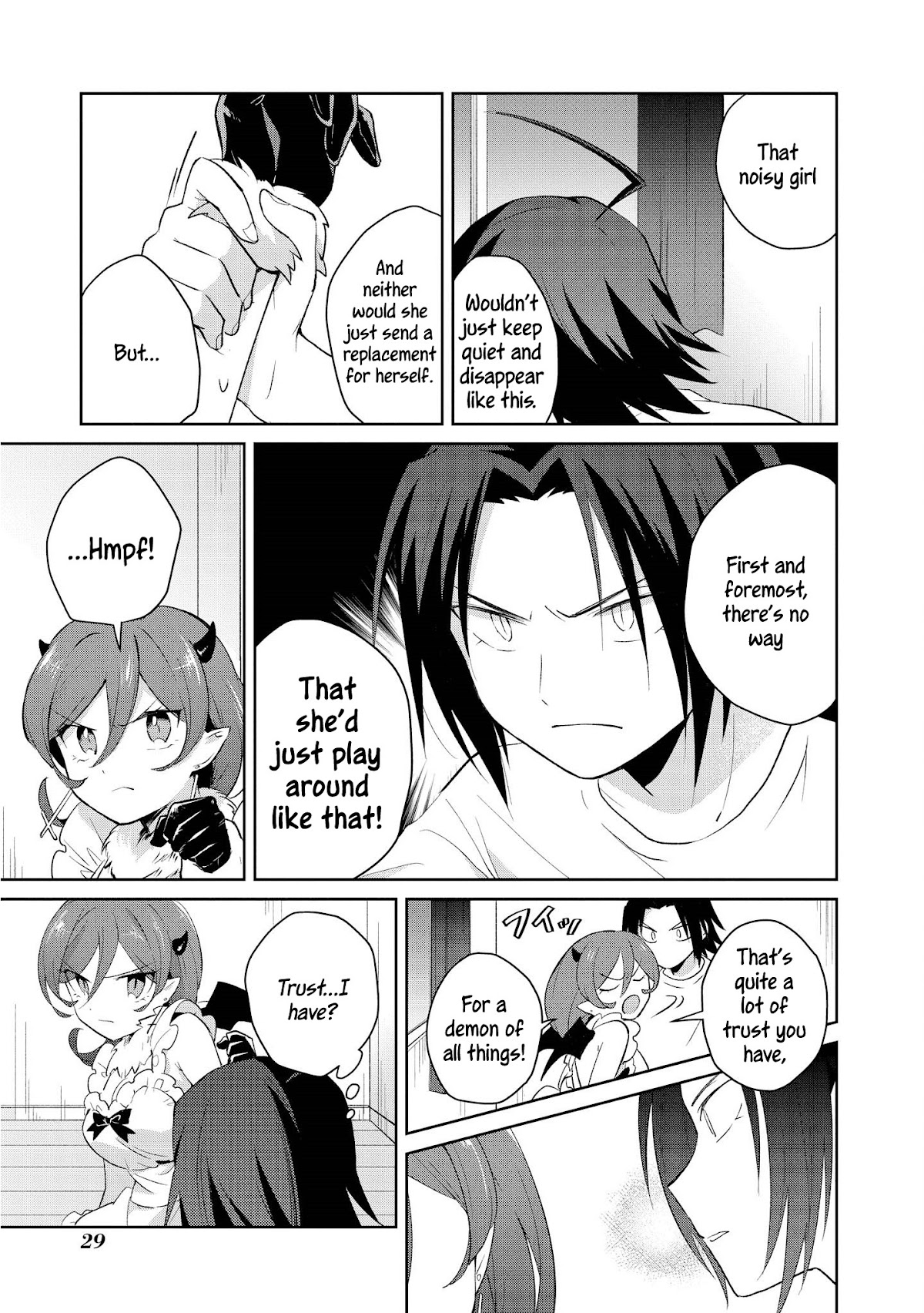 I'm The Demon Lord, But Nobody Found Out Yet, Right? Chapter 9 page 3 - Chapter 9: The Great Good-For-Nothing Demon Panic!