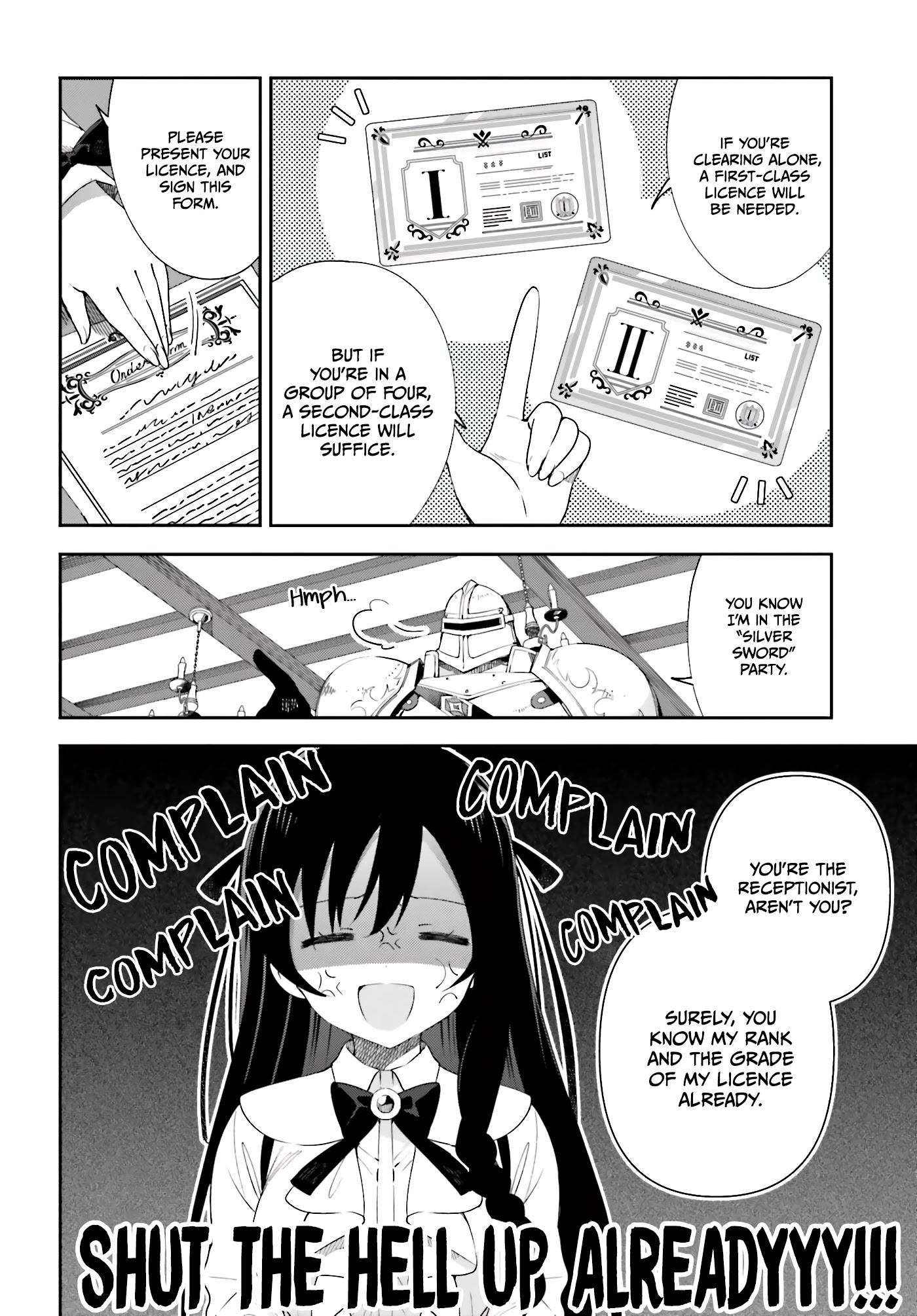 I'm the Guild Receptionist, but Since I Don't Want to Work Overtime, I Think I'll Just Solo the Boss Chapter 1 page 10 - Chapter 1
