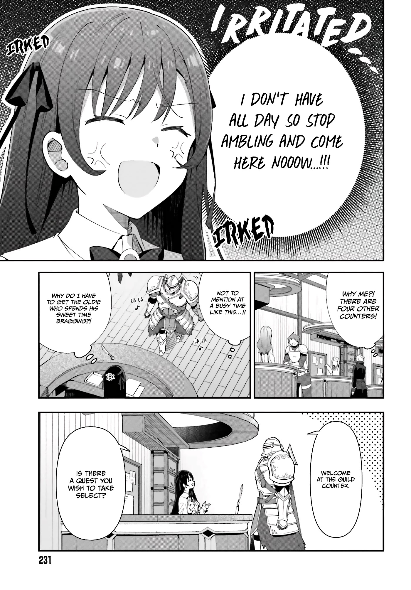 I'm the Guild Receptionist, but Since I Don't Want to Work Overtime, I Think I'll Just Solo the Boss Chapter 1 page 7 - Chapter 1