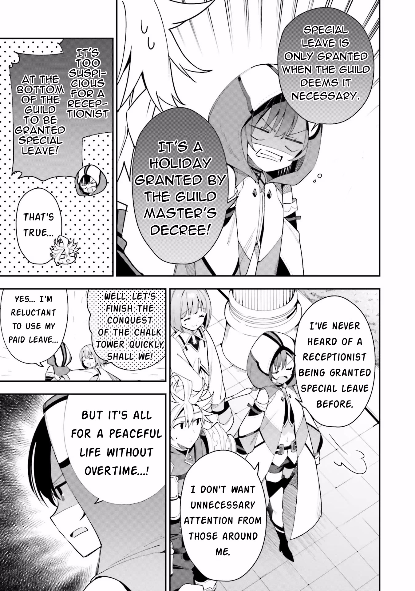 I'm the Guild Receptionist, but Since I Don't Want to Work Overtime, I Think I'll Just Solo the Boss Chapter 11 page 21 - Chapter 11: Sprouting