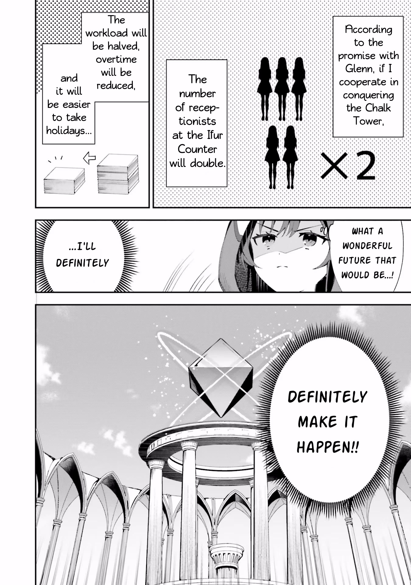 I'm the Guild Receptionist, but Since I Don't Want to Work Overtime, I Think I'll Just Solo the Boss Chapter 11 page 22 - Chapter 11: Sprouting