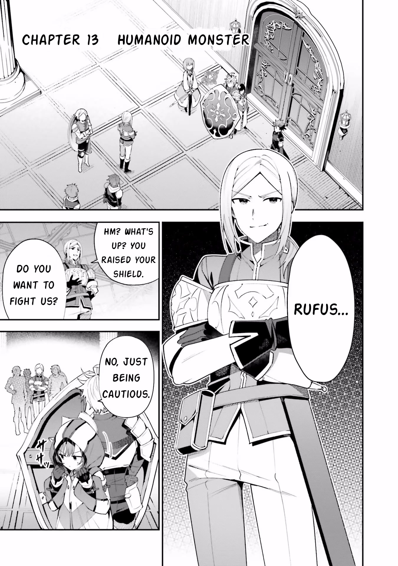 I'm the Guild Receptionist, but Since I Don't Want to Work Overtime, I Think I'll Just Solo the Boss Chapter 13 page 1 - Chapter 13: Humanoid Monster
