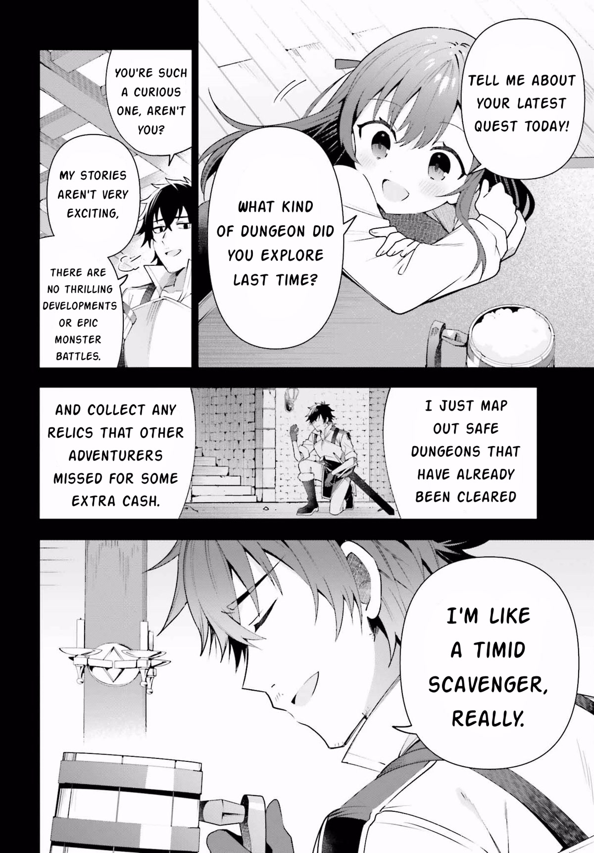 I'm the Guild Receptionist, but Since I Don't Want to Work Overtime, I Think I'll Just Solo the Boss Chapter 15 page 4 - Chapter 15: Promise of Childhood Days