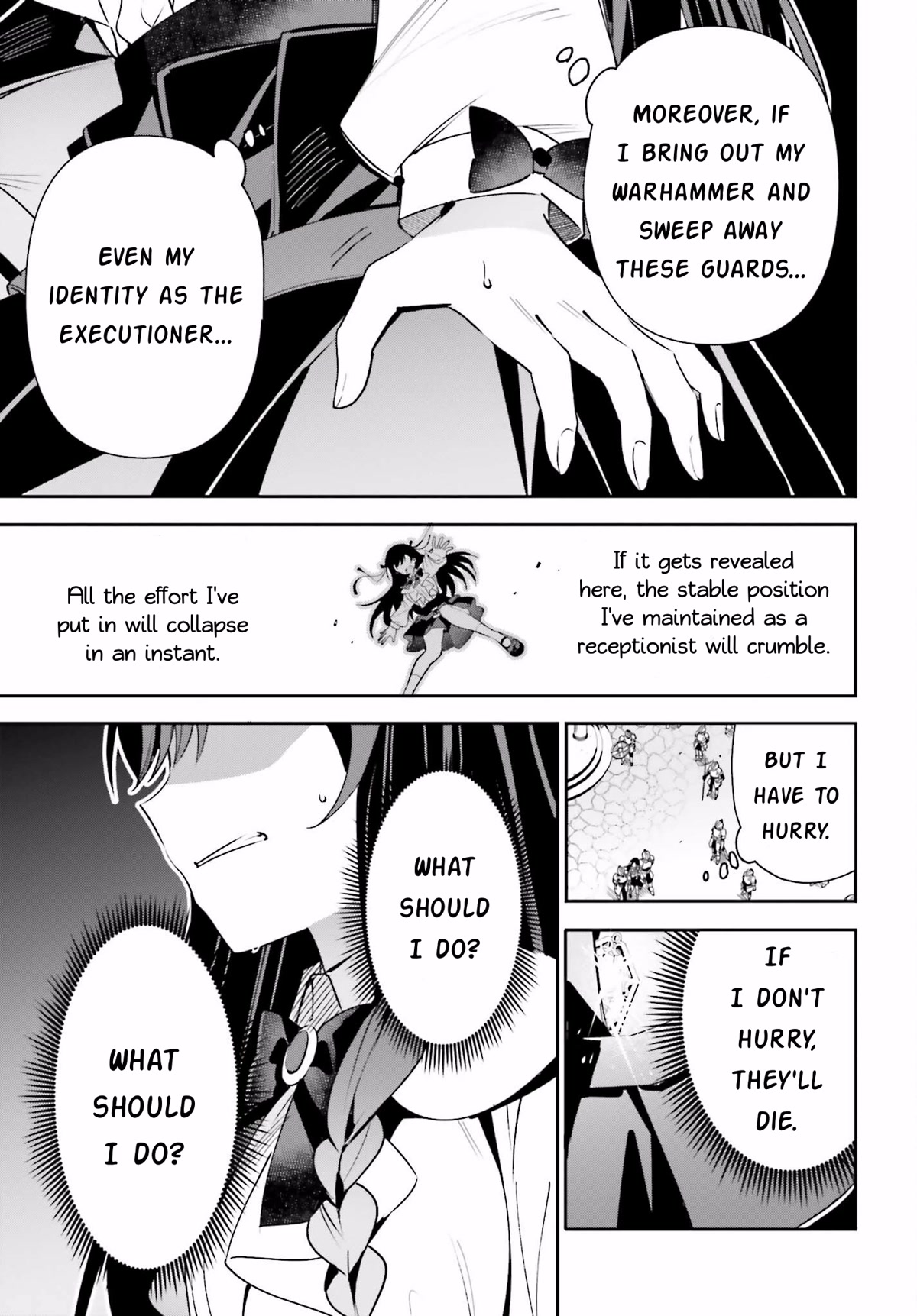 I'm the Guild Receptionist, but Since I Don't Want to Work Overtime, I Think I'll Just Solo the Boss Chapter 19 page 17 - Chapter 19: Motive
