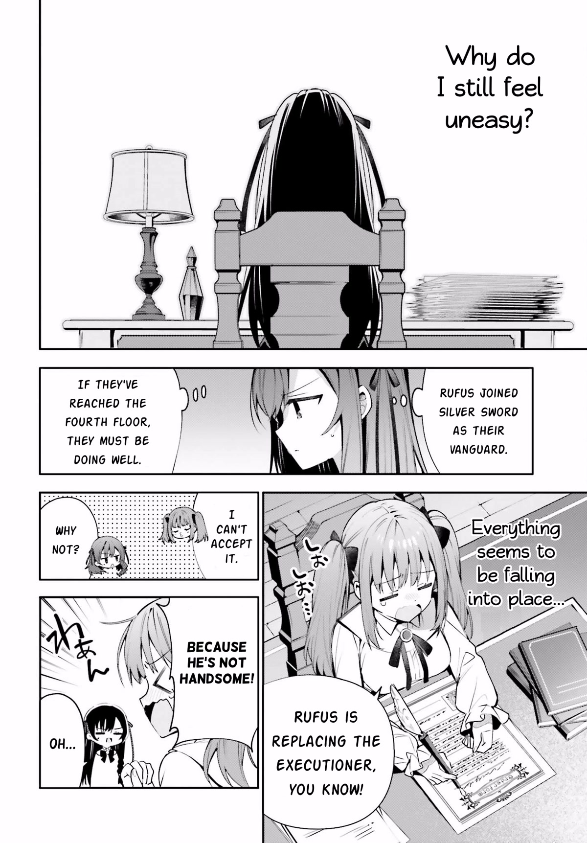 I'm the Guild Receptionist, but Since I Don't Want to Work Overtime, I Think I'll Just Solo the Boss Chapter 19 page 6 - Chapter 19: Motive