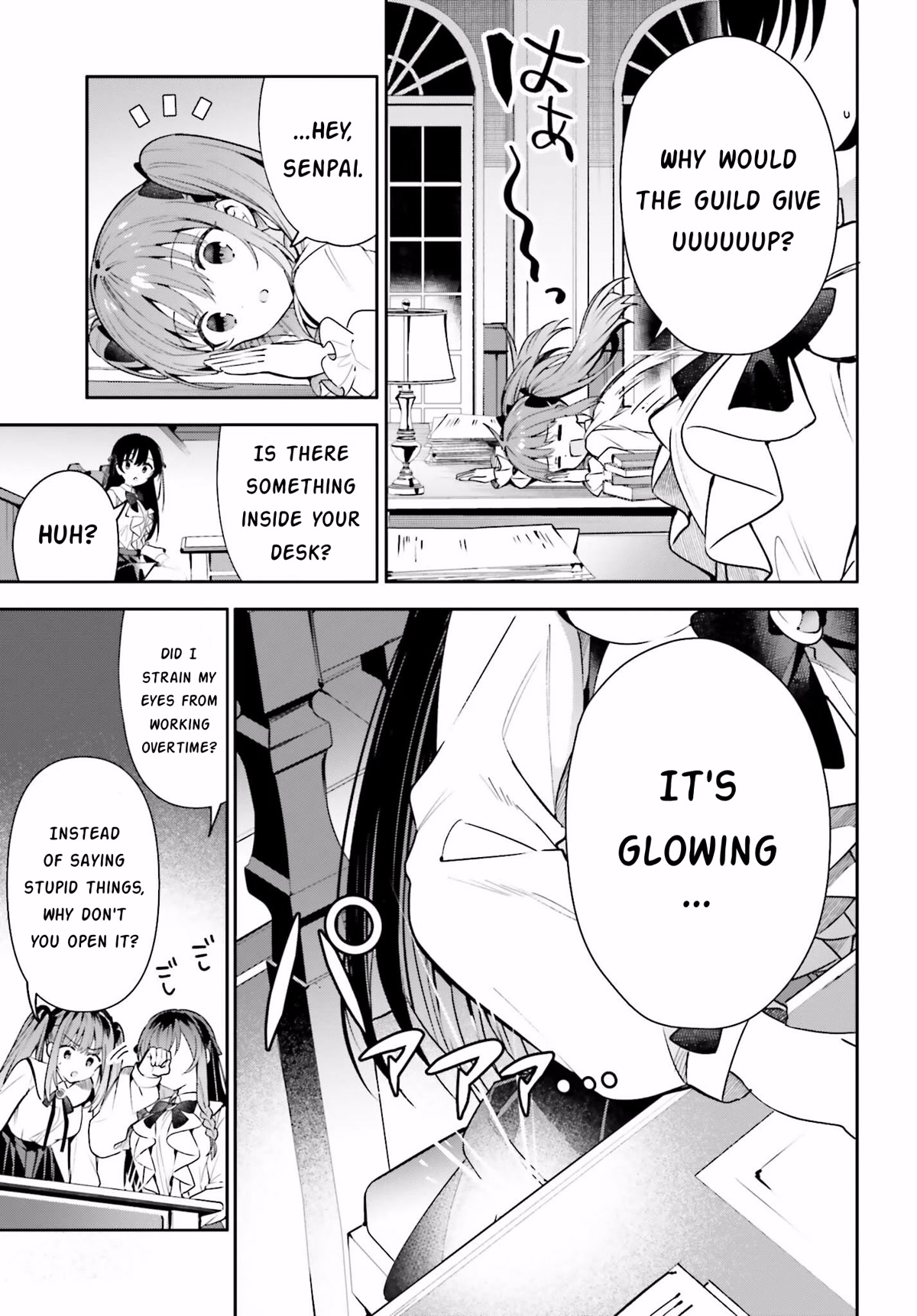 I'm the Guild Receptionist, but Since I Don't Want to Work Overtime, I Think I'll Just Solo the Boss Chapter 19 page 7 - Chapter 19: Motive