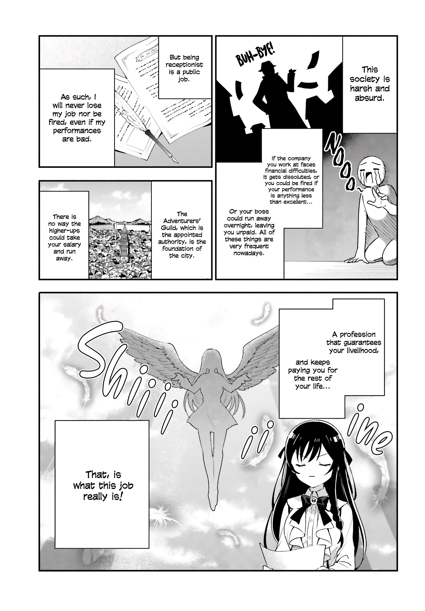 I'm the Guild Receptionist, but Since I Don't Want to Work Overtime, I Think I'll Just Solo the Boss Chapter 2 page 10 - Chapter 2