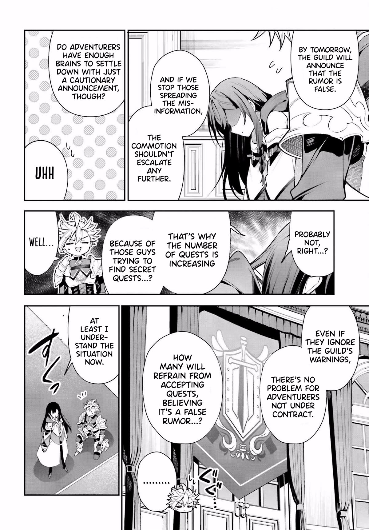 I'm the Guild Receptionist, but Since I Don't Want to Work Overtime, I Think I'll Just Solo the Boss Chapter 25 page 26 - Chapter 25: Rumors