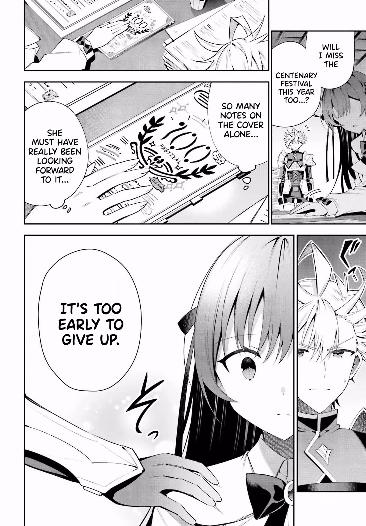 I'm the Guild Receptionist, but Since I Don't Want to Work Overtime, I Think I'll Just Solo the Boss Chapter 26 page 12 - Chapter 26: Objective