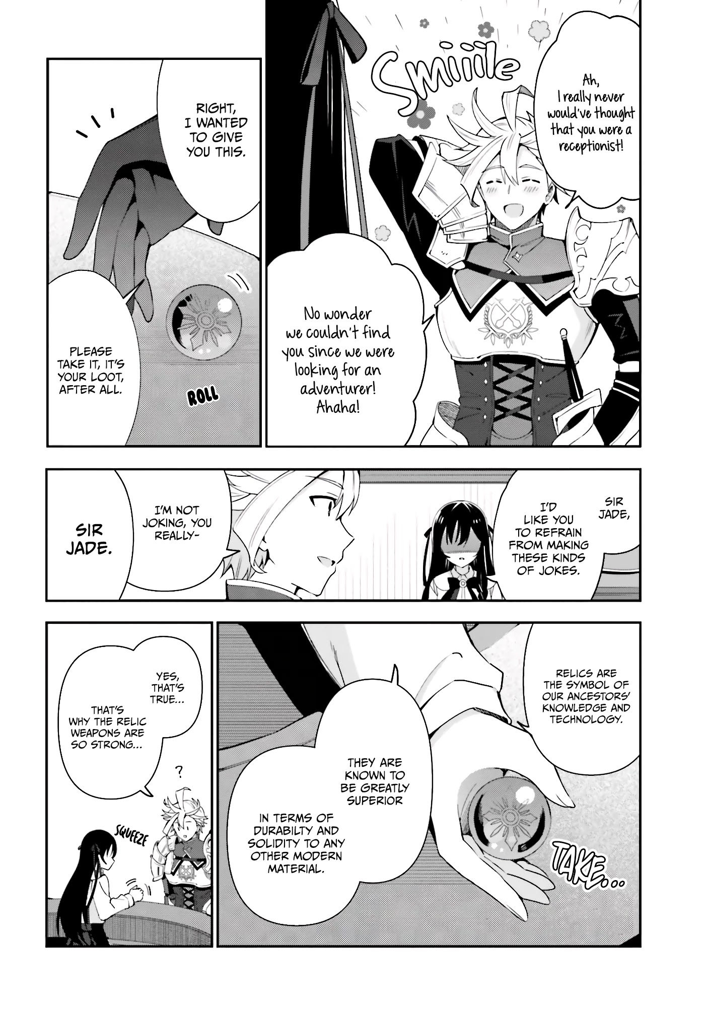 I'm the Guild Receptionist, but Since I Don't Want to Work Overtime, I Think I'll Just Solo the Boss Chapter 3 page 11 - Chapter 3
