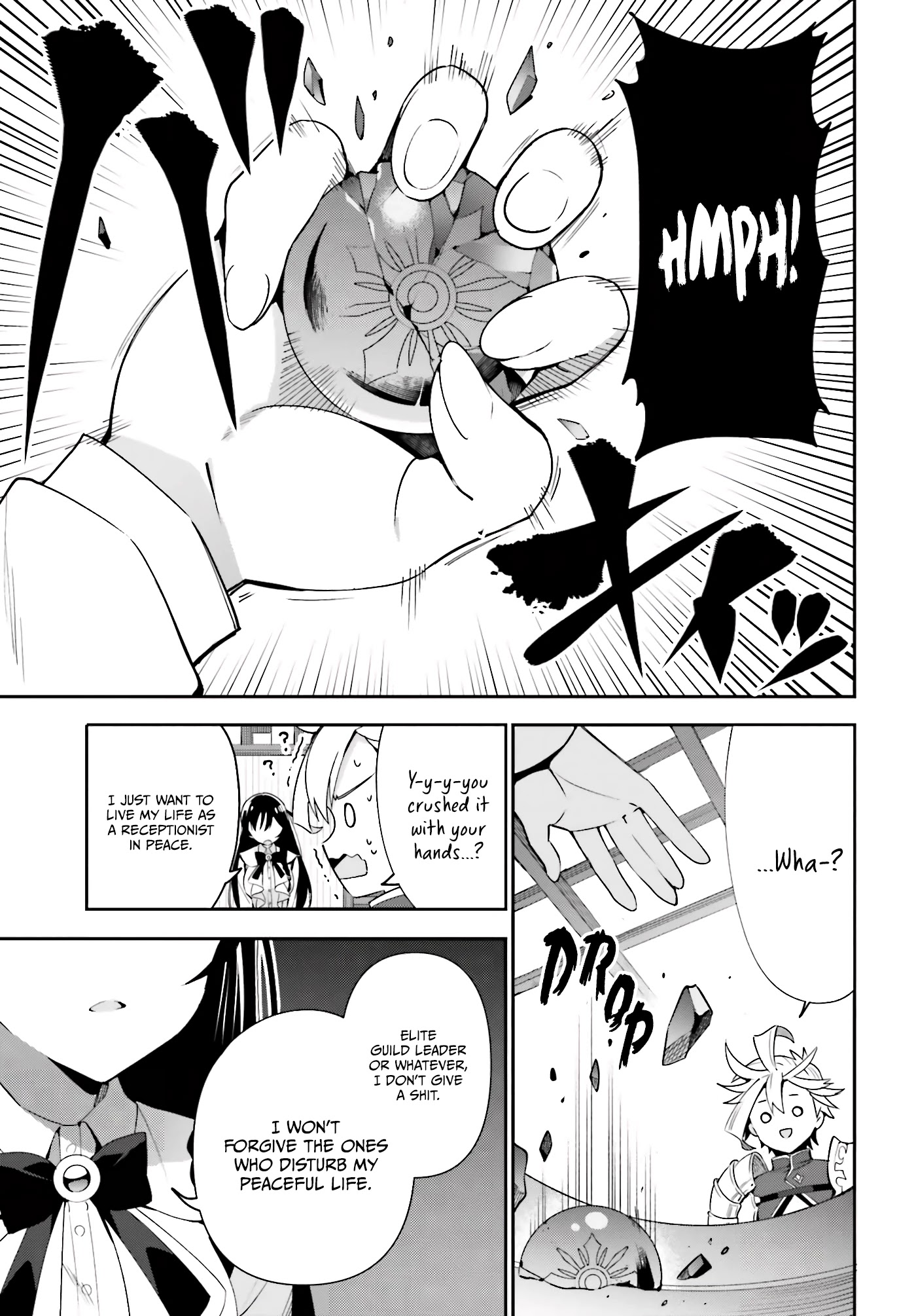 I'm the Guild Receptionist, but Since I Don't Want to Work Overtime, I Think I'll Just Solo the Boss Chapter 3 page 12 - Chapter 3