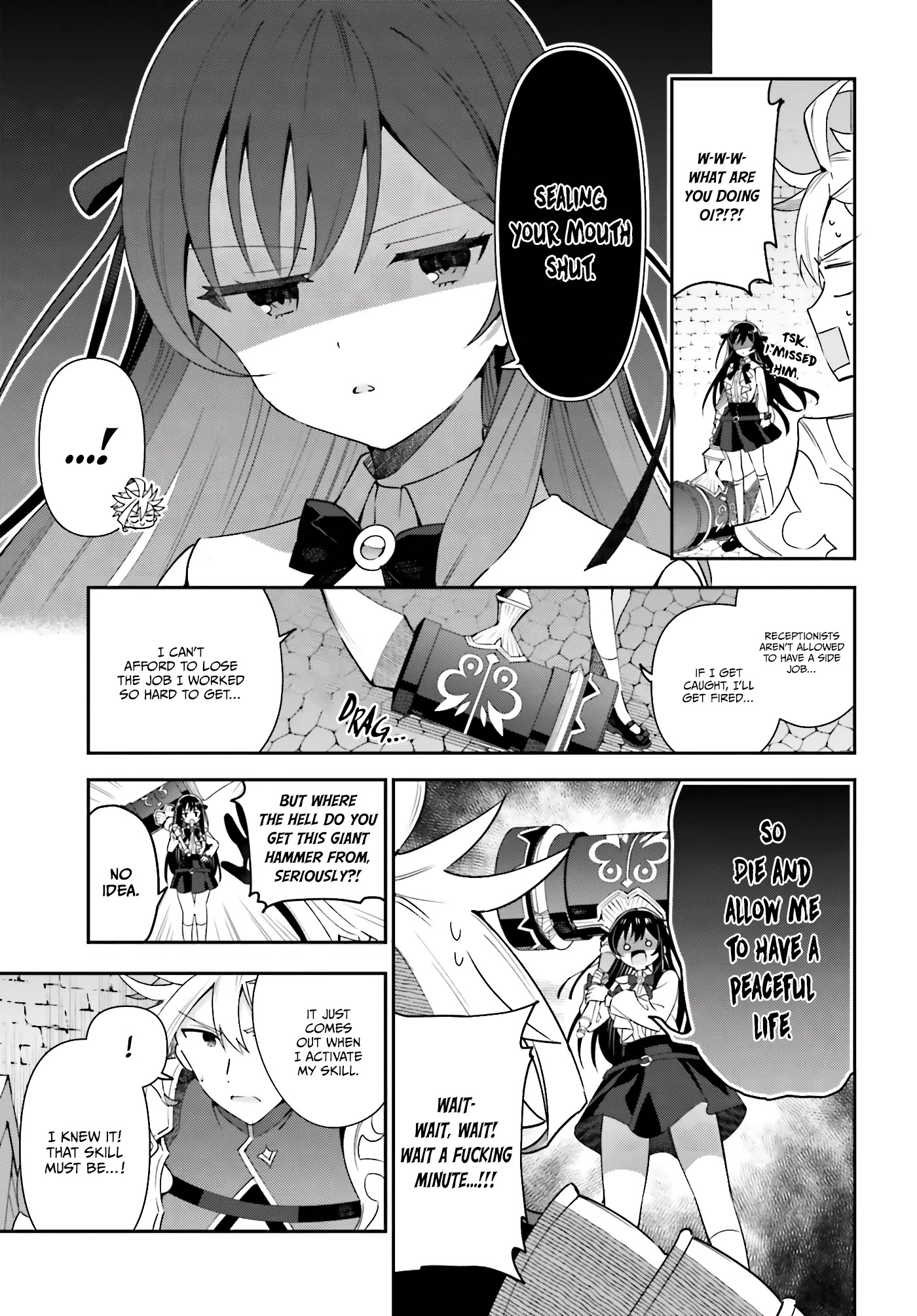 I'm the Guild Receptionist, but Since I Don't Want to Work Overtime, I Think I'll Just Solo the Boss Chapter 3 page 18 - Chapter 3