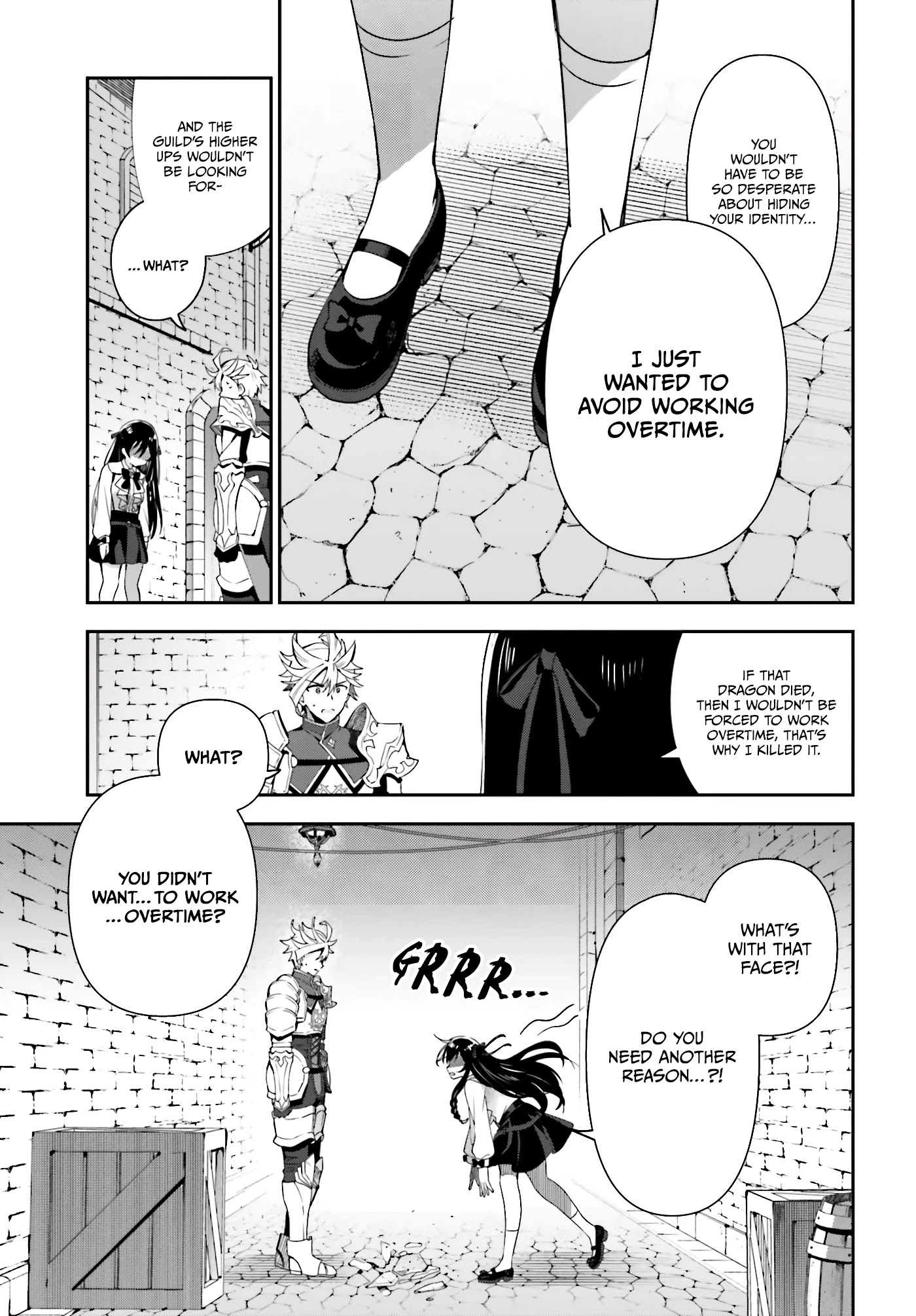 I'm the Guild Receptionist, but Since I Don't Want to Work Overtime, I Think I'll Just Solo the Boss Chapter 3 page 24 - Chapter 3