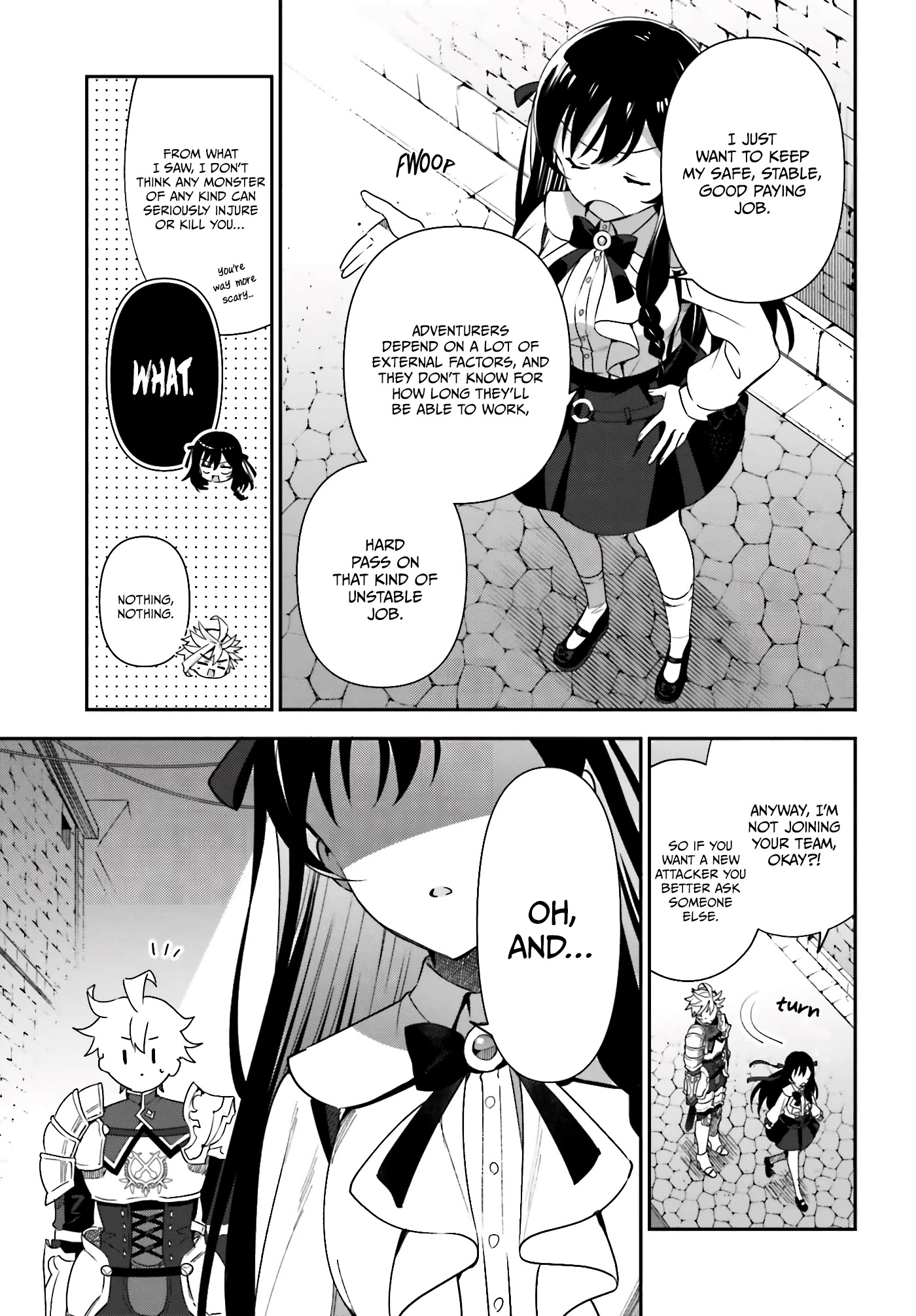 I'm the Guild Receptionist, but Since I Don't Want to Work Overtime, I Think I'll Just Solo the Boss Chapter 3 page 26 - Chapter 3