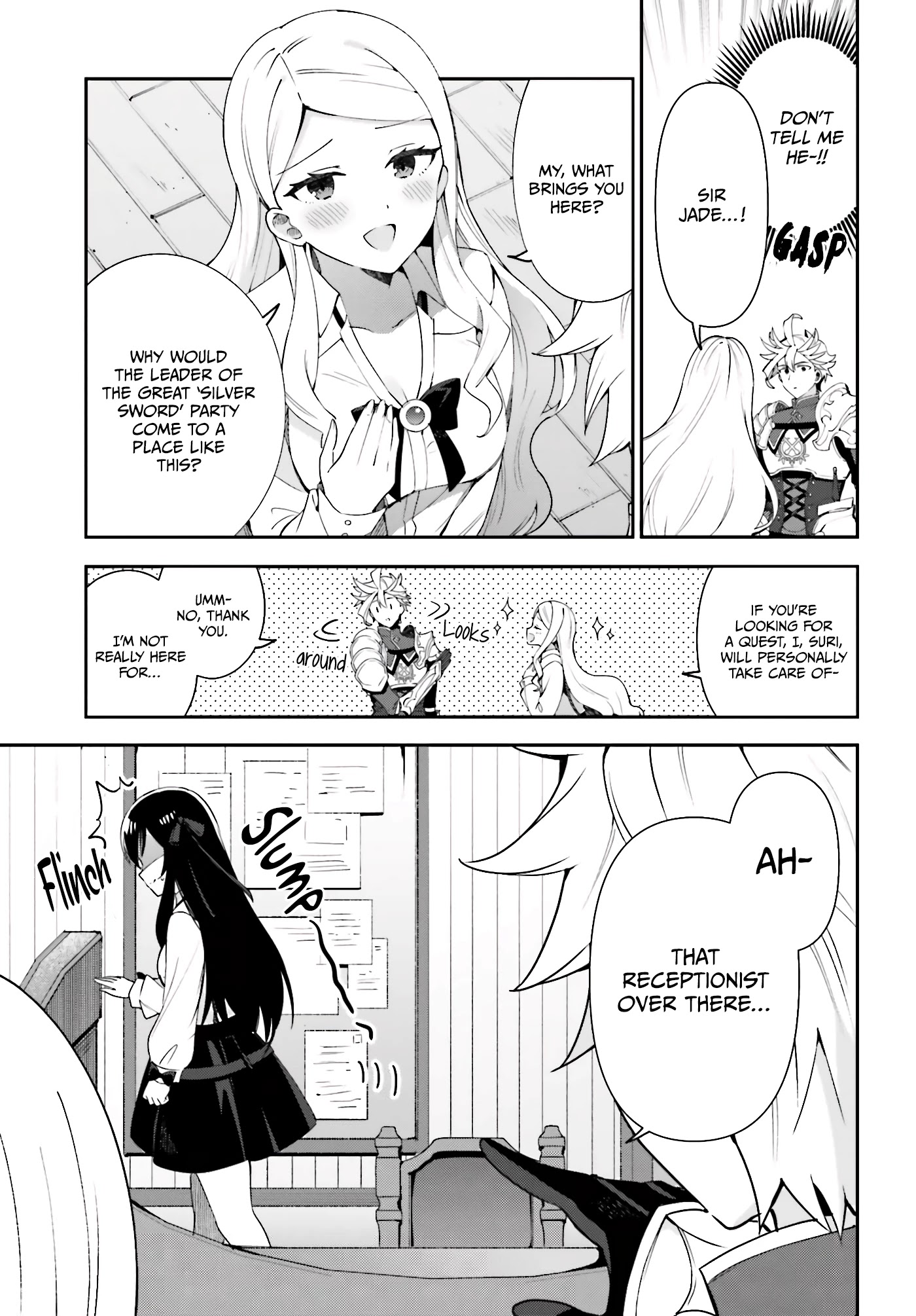 I'm the Guild Receptionist, but Since I Don't Want to Work Overtime, I Think I'll Just Solo the Boss Chapter 3 page 4 - Chapter 3