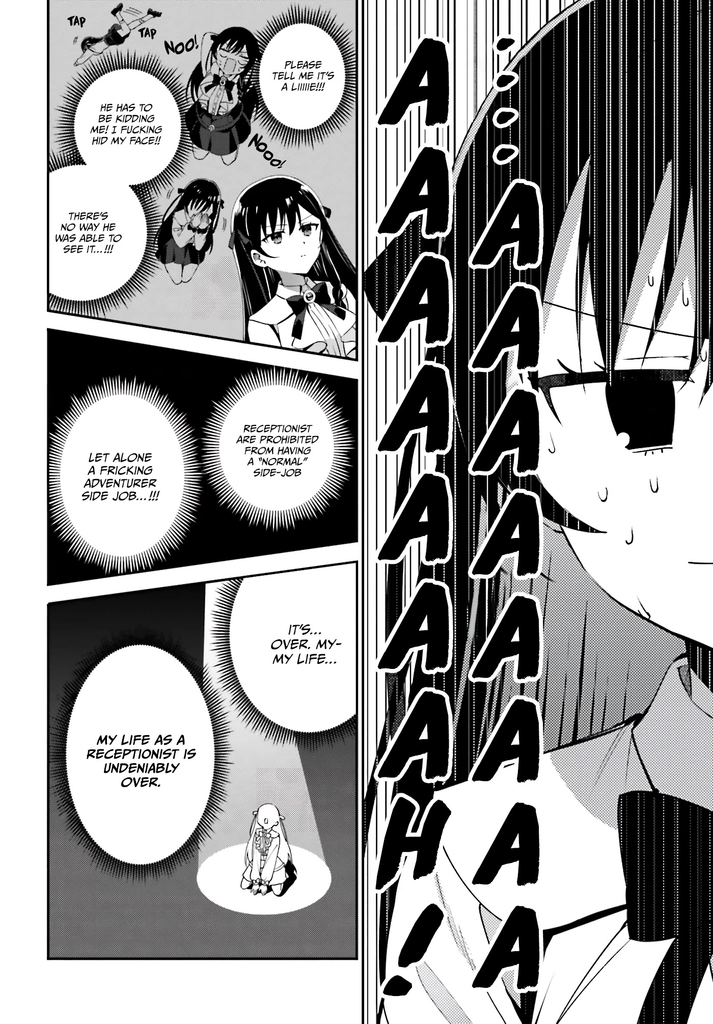 I'm the Guild Receptionist, but Since I Don't Want to Work Overtime, I Think I'll Just Solo the Boss Chapter 3 page 9 - Chapter 3