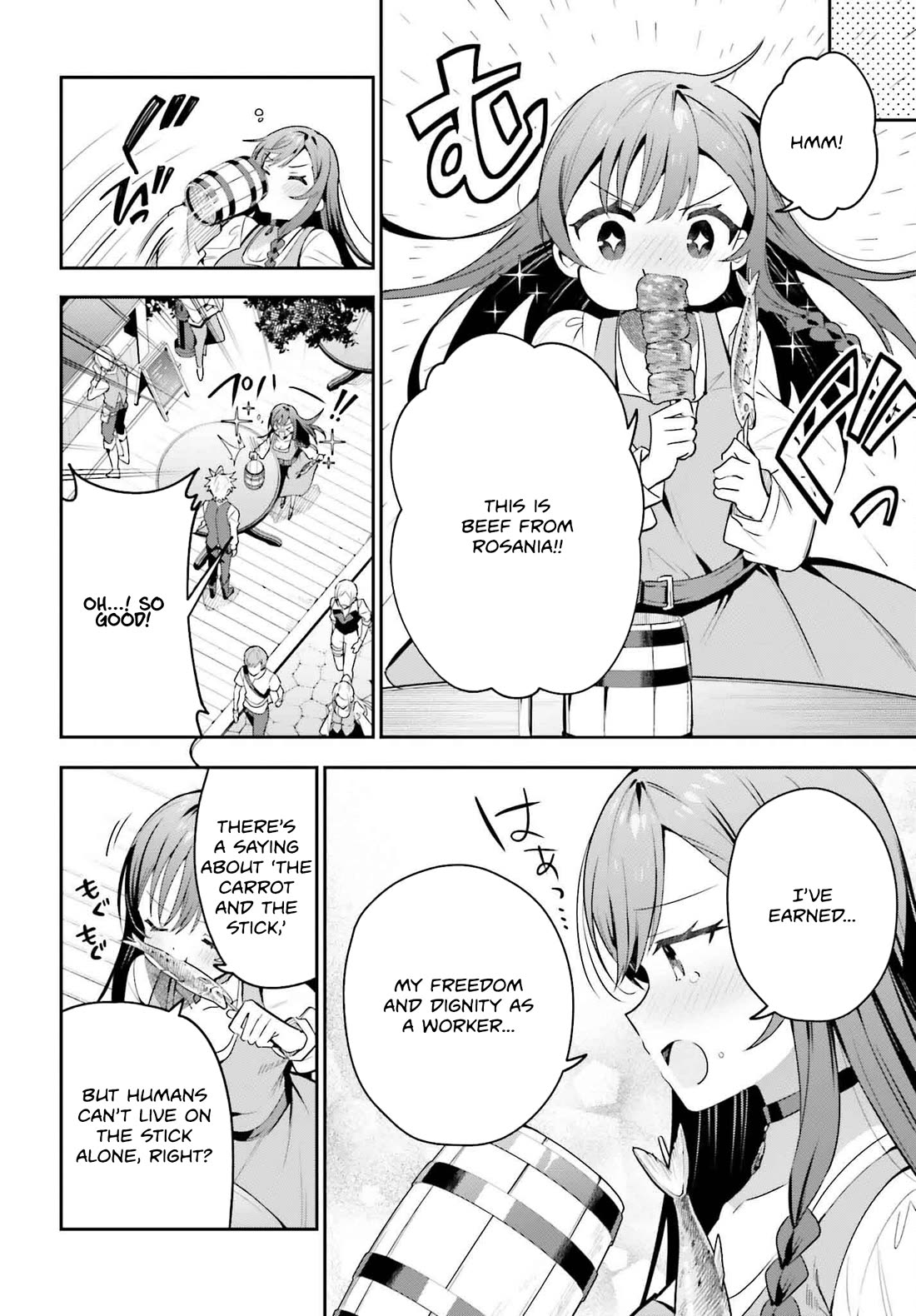 I'm the Guild Receptionist, but Since I Don't Want to Work Overtime, I Think I'll Just Solo the Boss Chapter 32 page 8 - Chapter 32