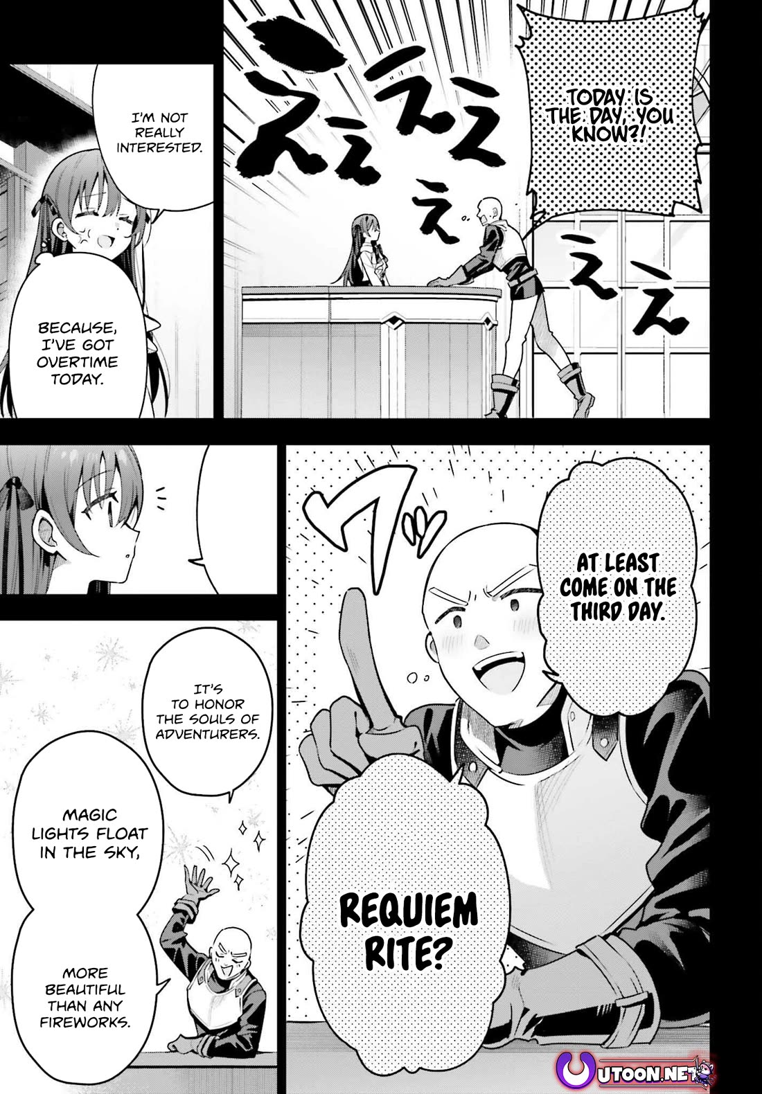 I'm the Guild Receptionist, but Since I Don't Want to Work Overtime, I Think I'll Just Solo the Boss Chapter 37 page 9 - Chapter 37: For Me