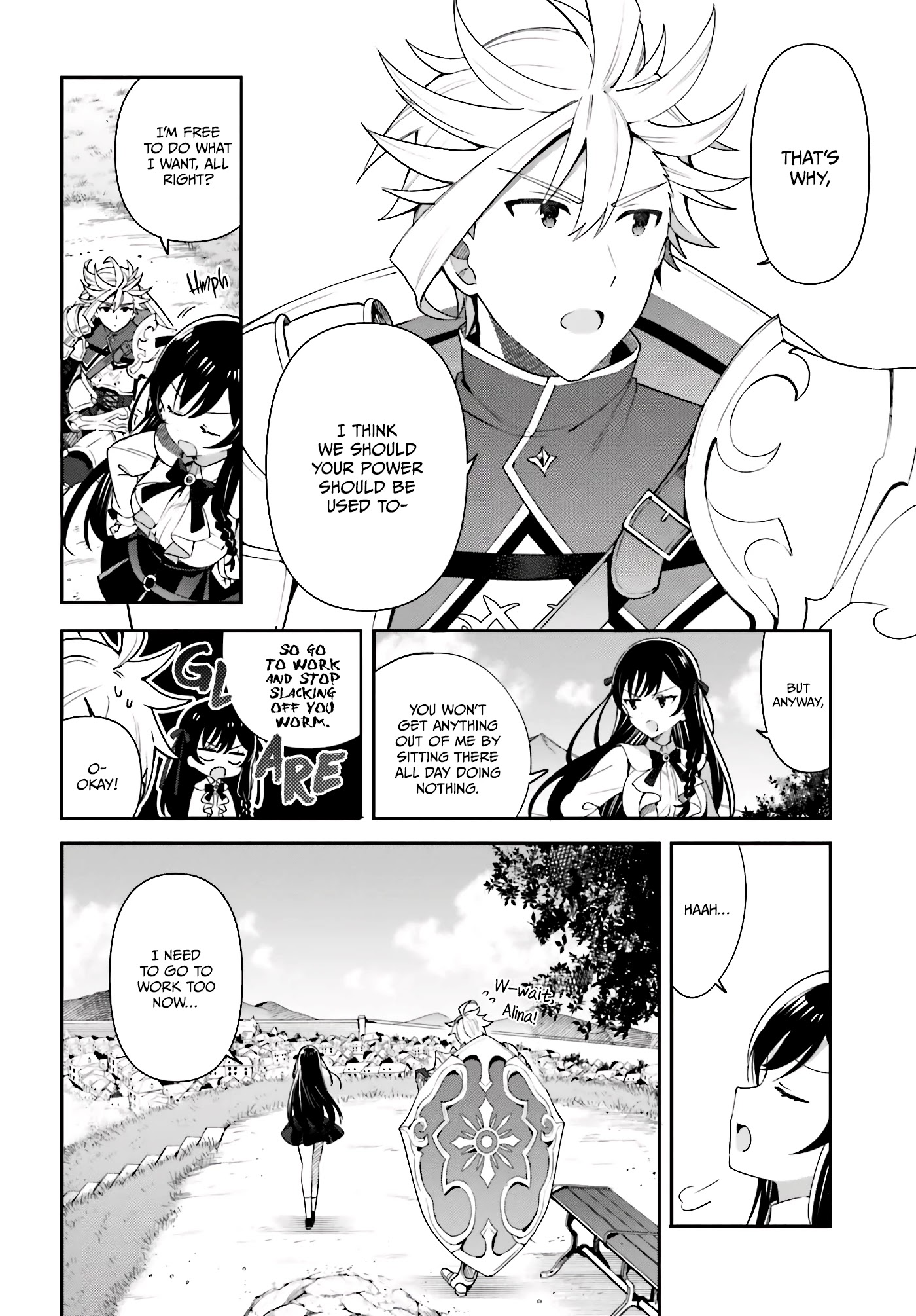 I'm the Guild Receptionist, but Since I Don't Want to Work Overtime, I Think I'll Just Solo the Boss Chapter 4 page 13 - Chapter 4