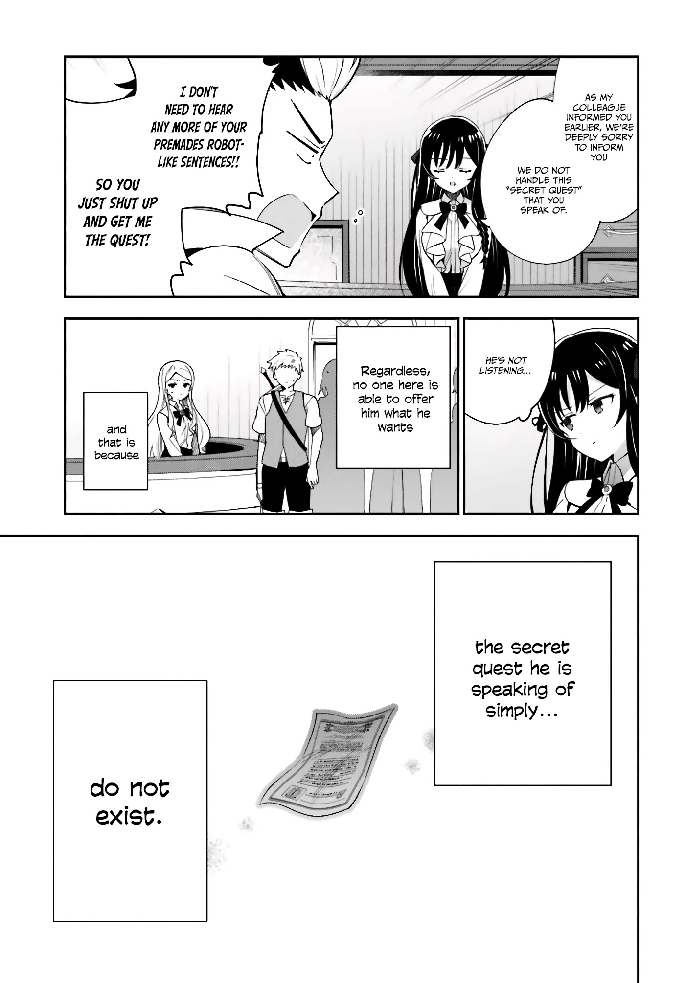 I'm the Guild Receptionist, but Since I Don't Want to Work Overtime, I Think I'll Just Solo the Boss Chapter 4 page 18 - Chapter 4