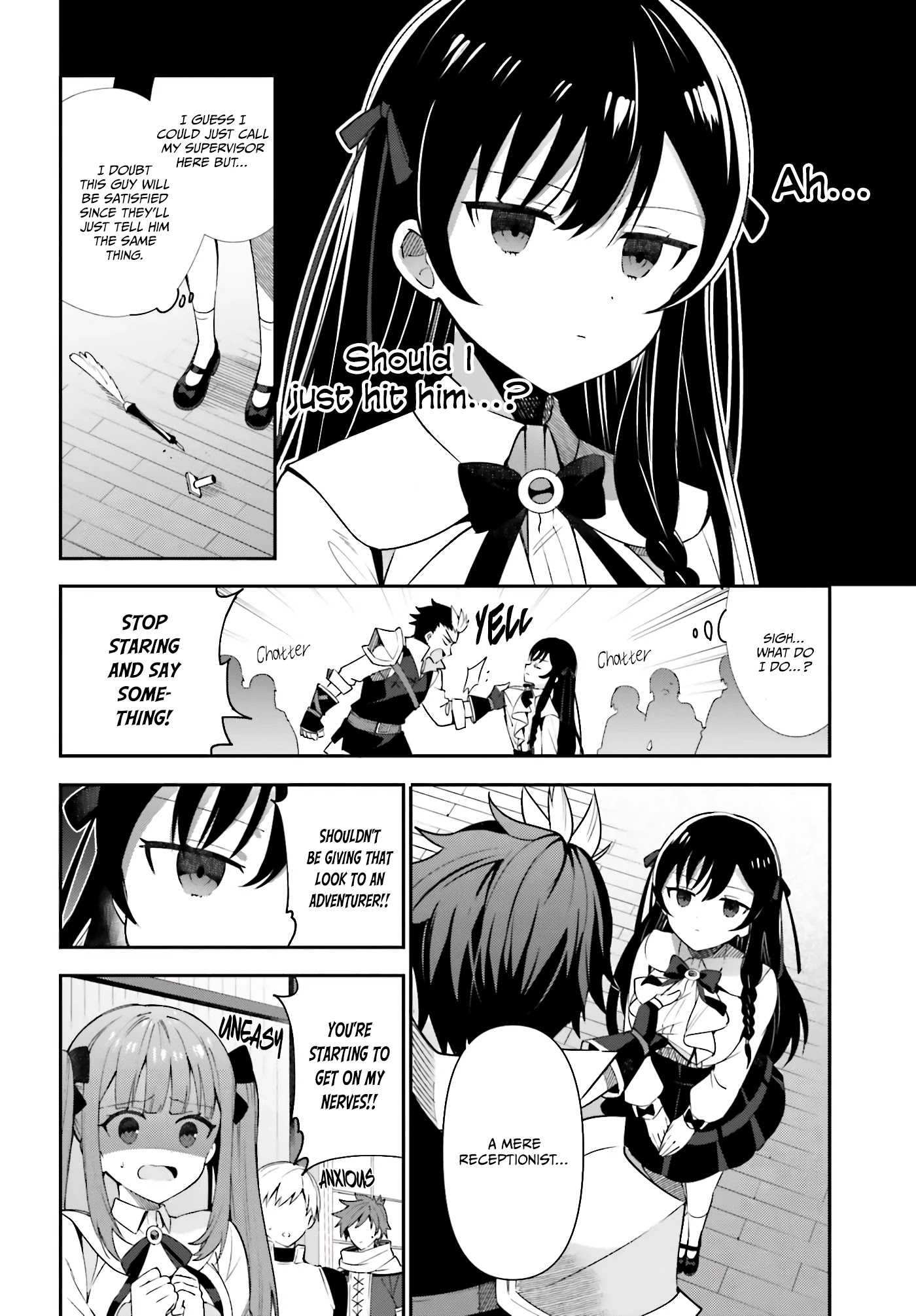 I'm the Guild Receptionist, but Since I Don't Want to Work Overtime, I Think I'll Just Solo the Boss Chapter 4 page 21 - Chapter 4