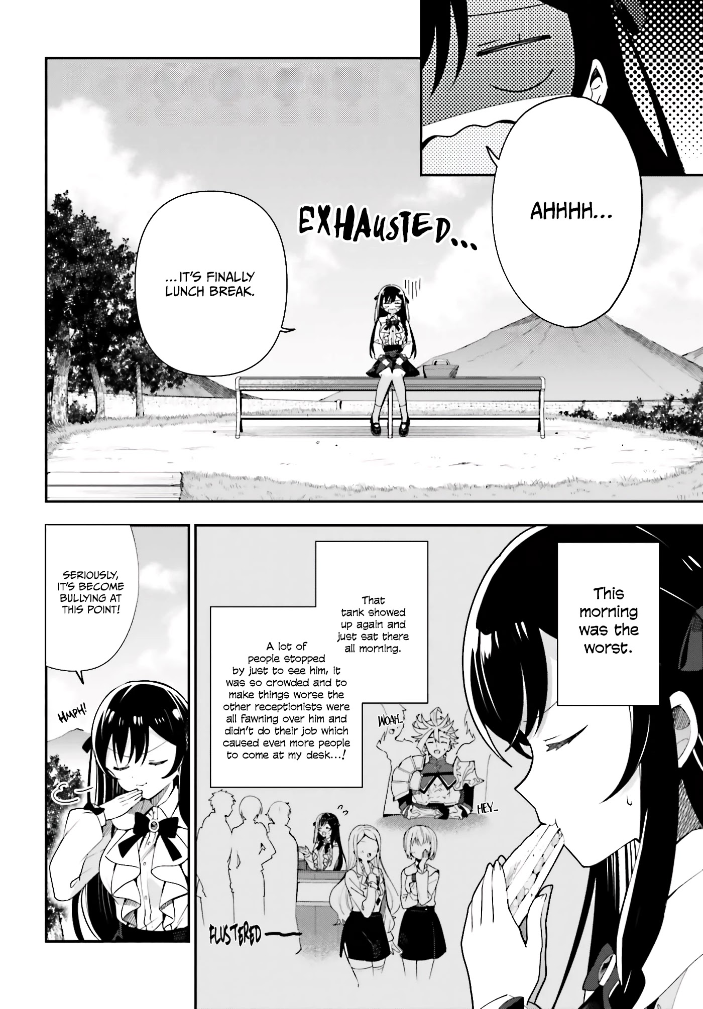 I'm the Guild Receptionist, but Since I Don't Want to Work Overtime, I Think I'll Just Solo the Boss Chapter 4 page 7 - Chapter 4