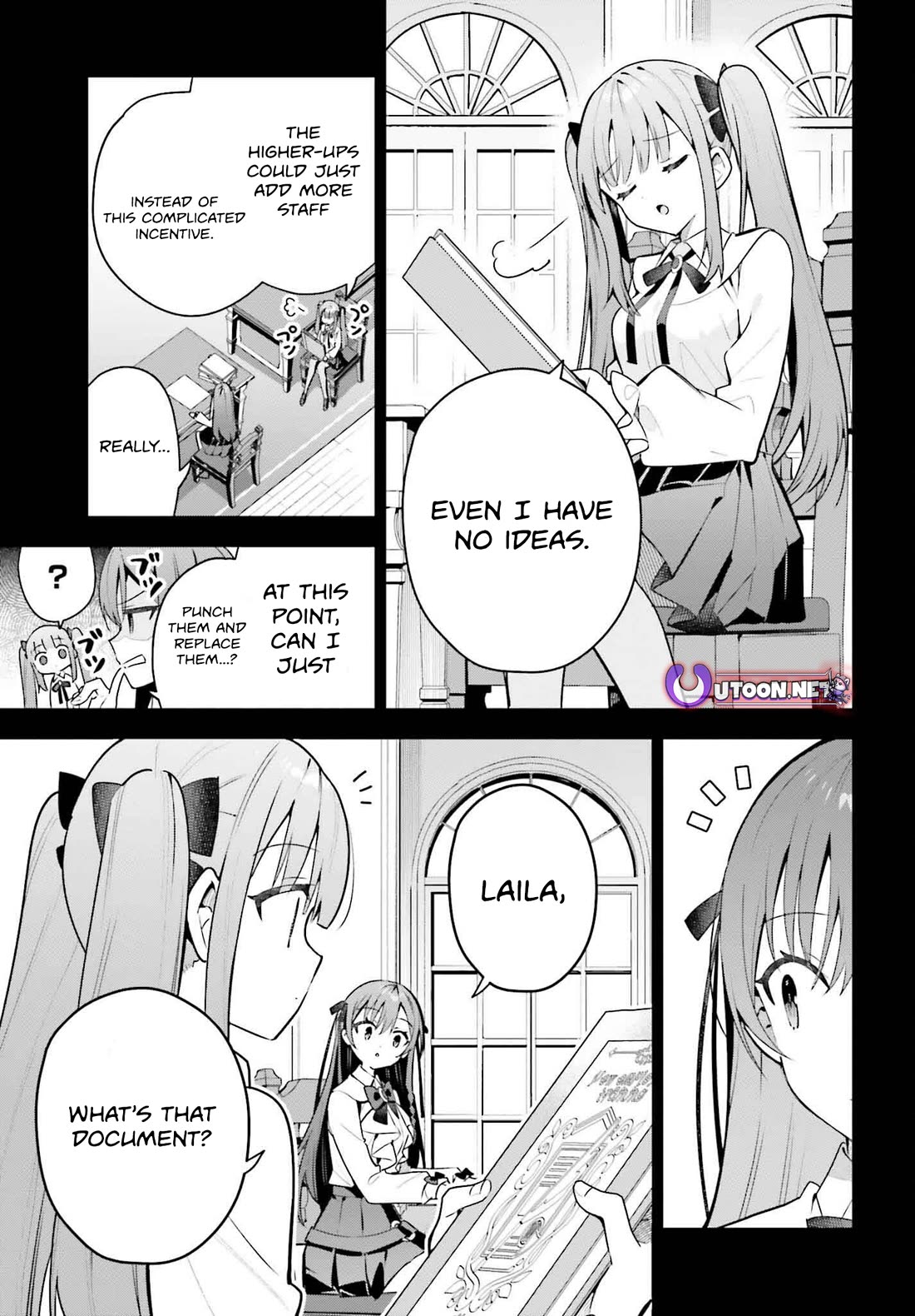 I'm the Guild Receptionist, but Since I Don't Want to Work Overtime, I Think I'll Just Solo the Boss Chapter 41 page 9 - Chapter 41