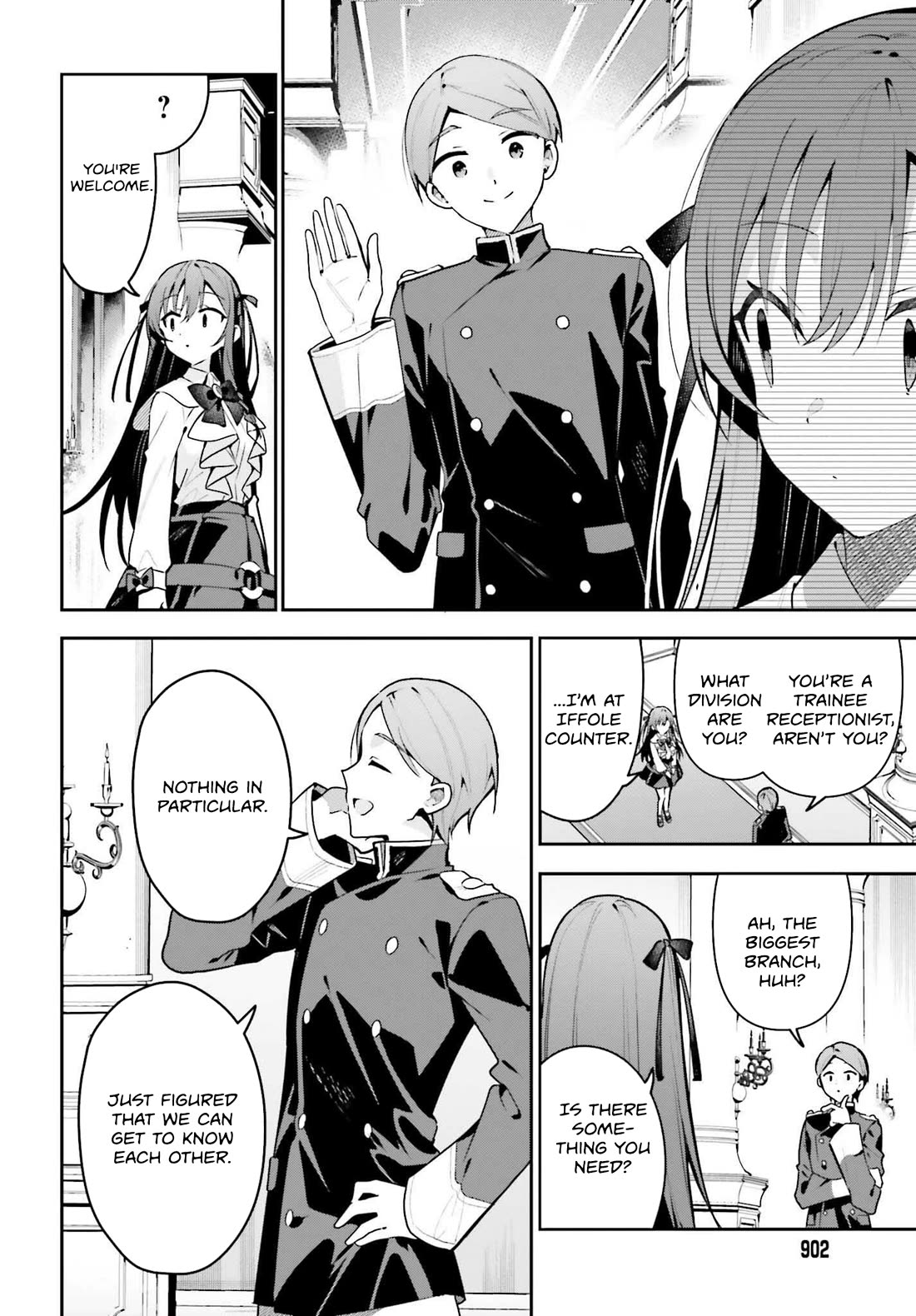 I'm the Guild Receptionist, but Since I Don't Want to Work Overtime, I Think I'll Just Solo the Boss Chapter 44 page 14 - Chapter 44