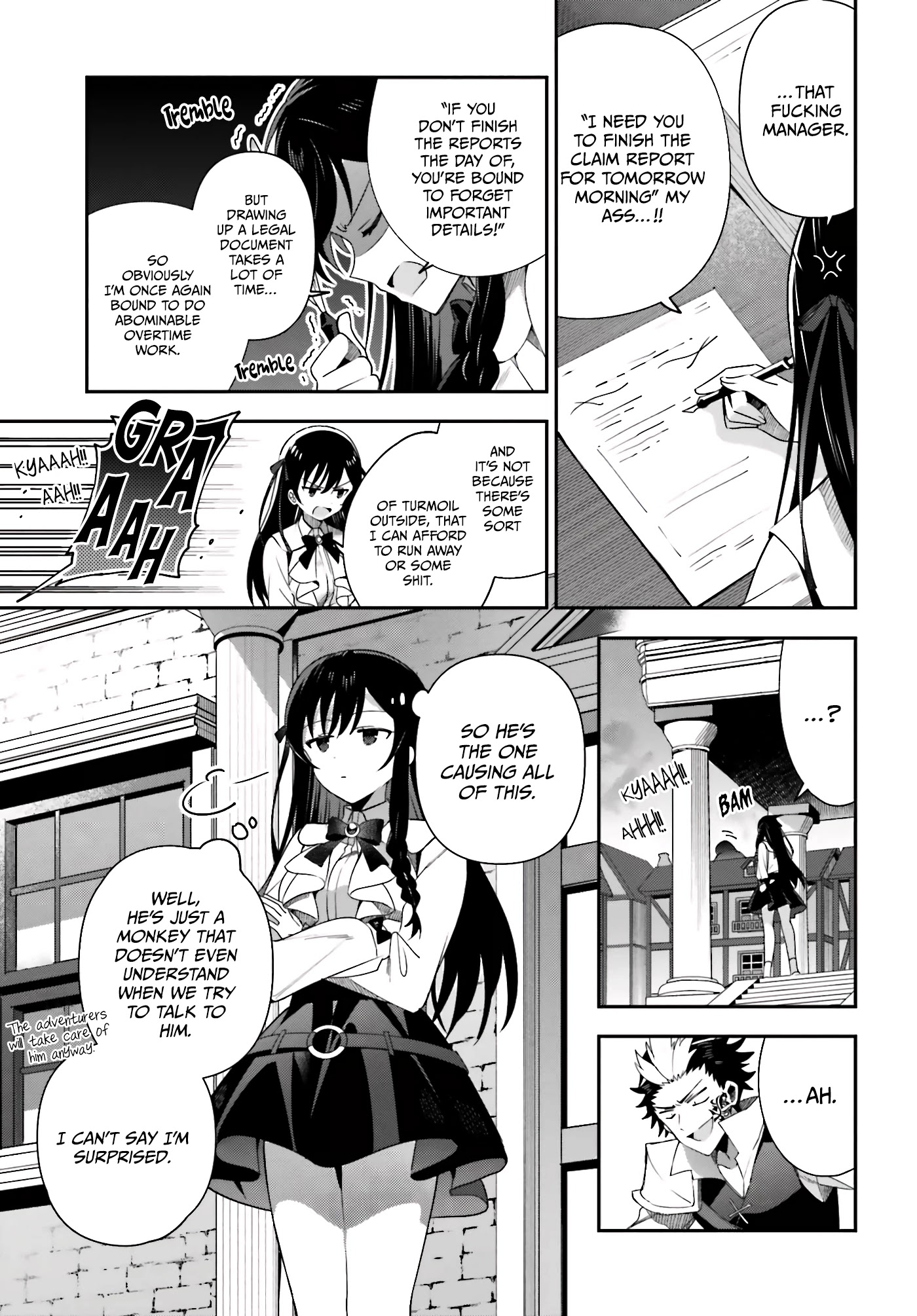I'm the Guild Receptionist, but Since I Don't Want to Work Overtime, I Think I'll Just Solo the Boss Chapter 5 page 17 - Chapter 5