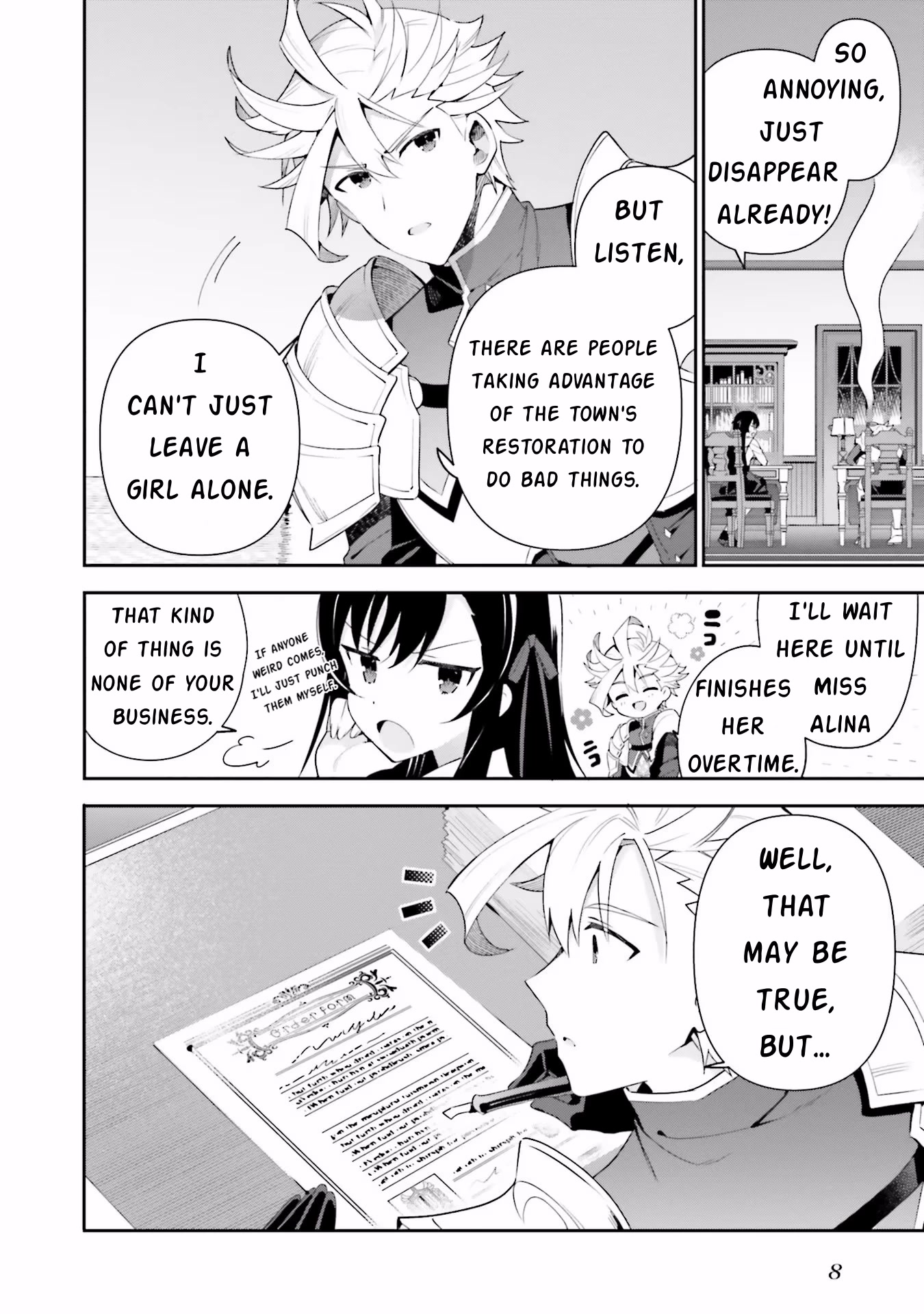 I'm the Guild Receptionist, but Since I Don't Want to Work Overtime, I Think I'll Just Solo the Boss Chapter 7 page 10 - Chapter 7: Hidden Quest