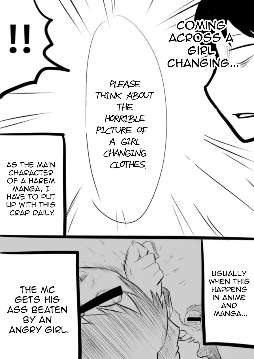 I'm the Main character of a Harem Manga, but I'm Gay So Every Day Is Hell for Me Chapter 13 page 1 - Chapter 13