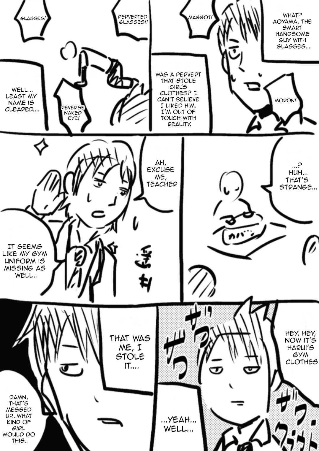 I'm the Main character of a Harem Manga, but I'm Gay So Every Day Is Hell for Me Chapter 14 page 7 - Chapter 14