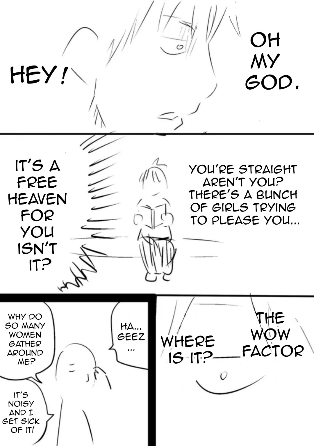 I'm the Main character of a Harem Manga, but I'm Gay So Every Day Is Hell for Me Chapter 3 page 4 - Chapter 3