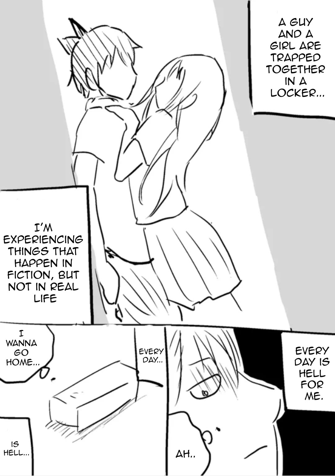 I'm the Main character of a Harem Manga, but I'm Gay So Every Day Is Hell for Me Chapter 5 page 1 - Chapter 5
