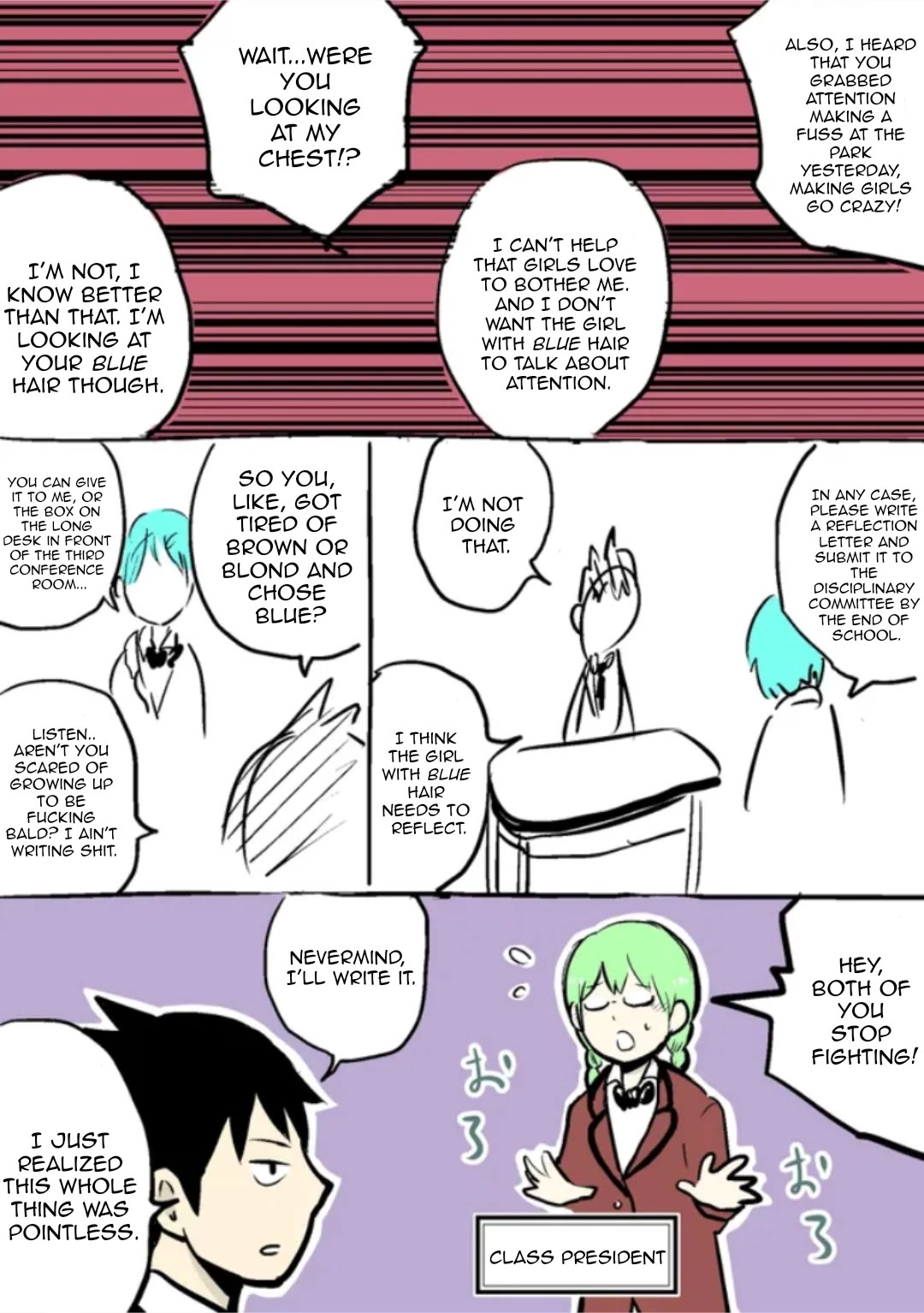 I'm the Main character of a Harem Manga, but I'm Gay So Every Day Is Hell for Me Chapter 5 page 3 - Chapter 5