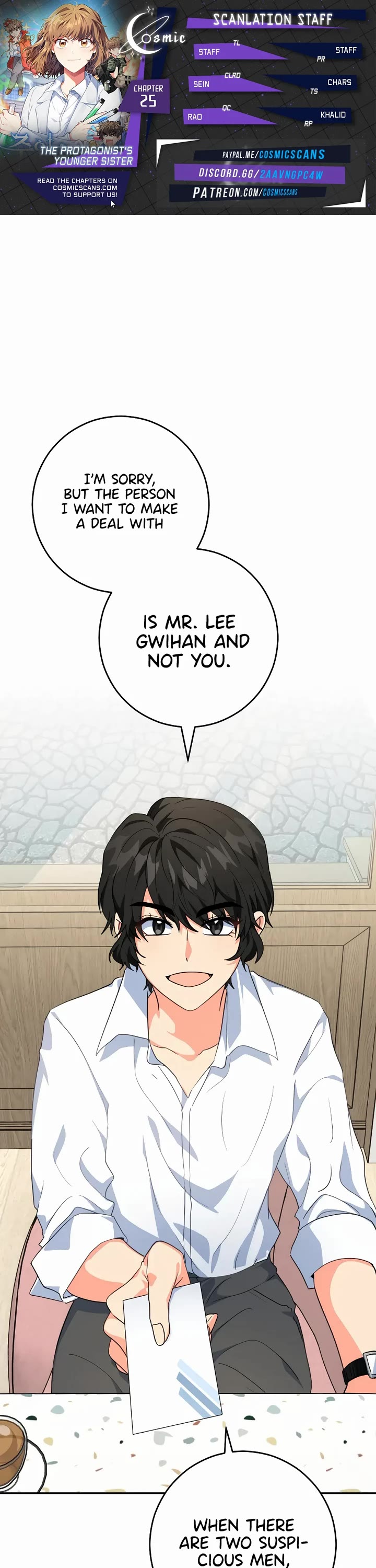 I'm the Main Character's Little Sister Chapter 25 page 1 - Chapter 25