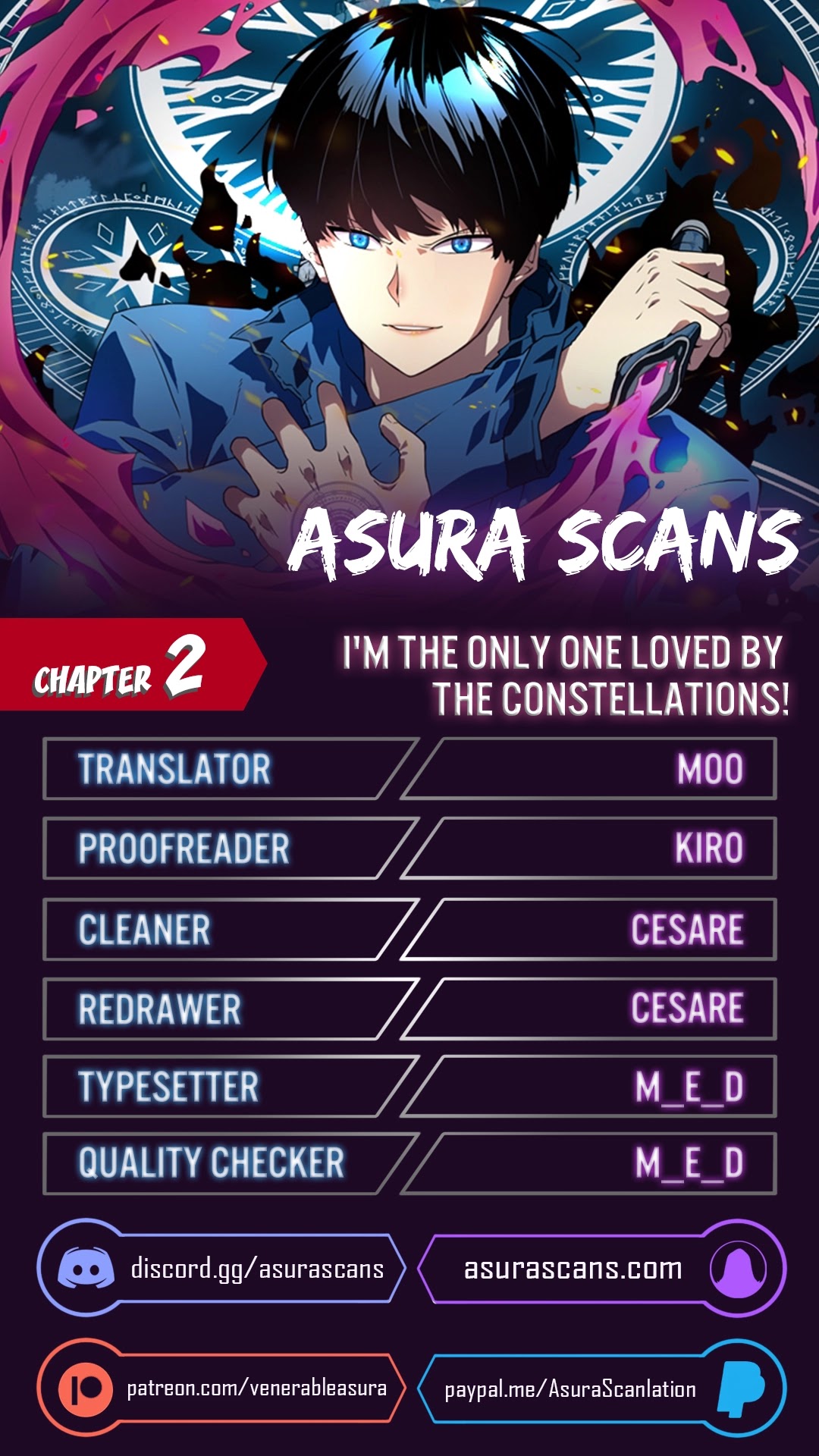 I'm the Only One Loved by the Constellations! Chapter 2 page 1 - Chapter 2