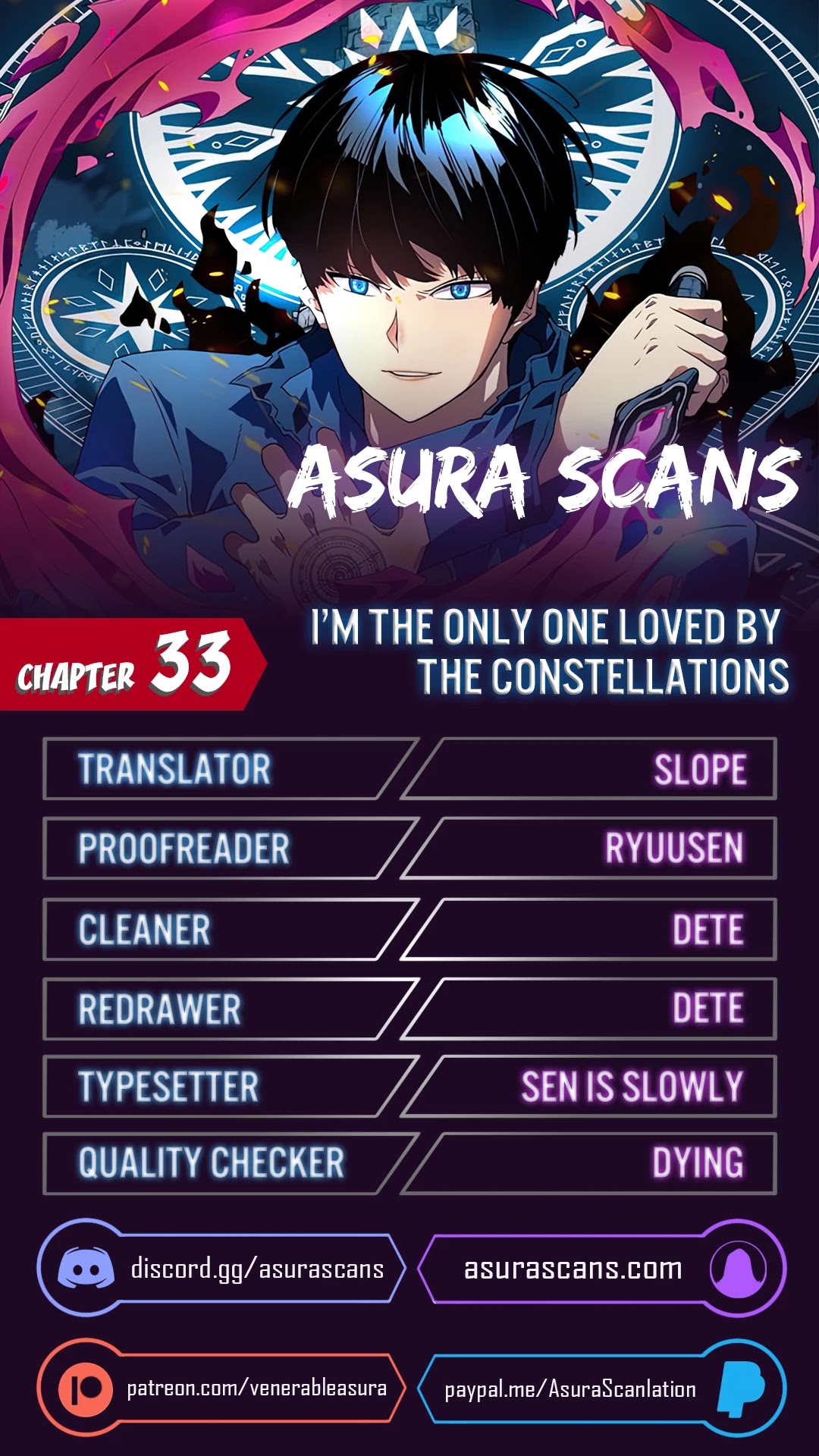 I'm the Only One Loved by the Constellations! Chapter 33 page 1 - Chapter 33