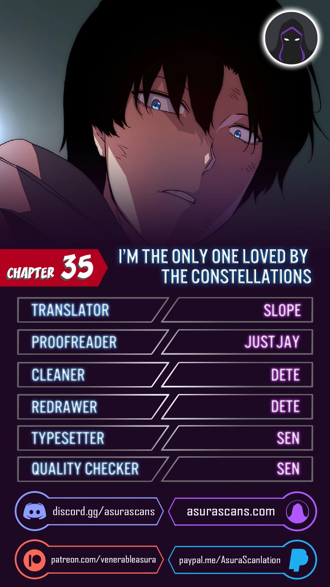 I'm the Only One Loved by the Constellations! Chapter 35 page 1 - Chapter 35