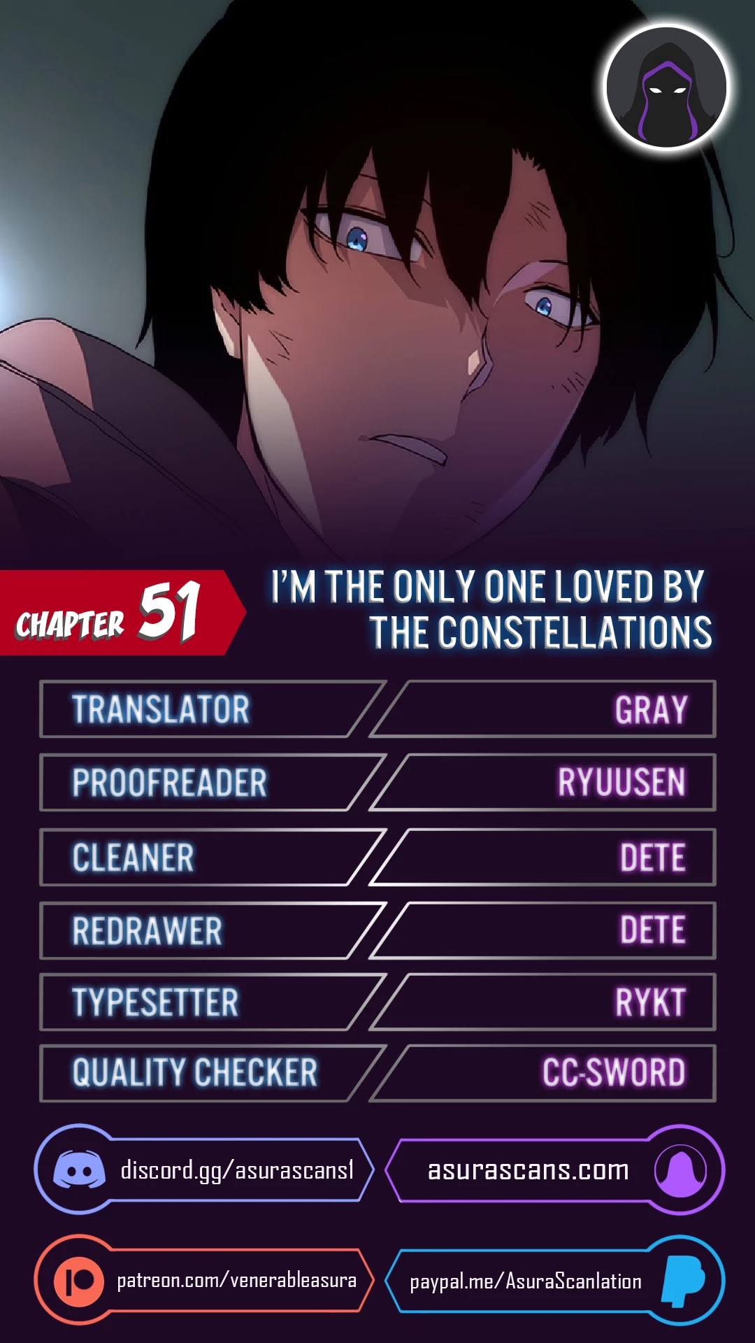 I'm the Only One Loved by the Constellations! Chapter 51 page 1 - Chapter 51