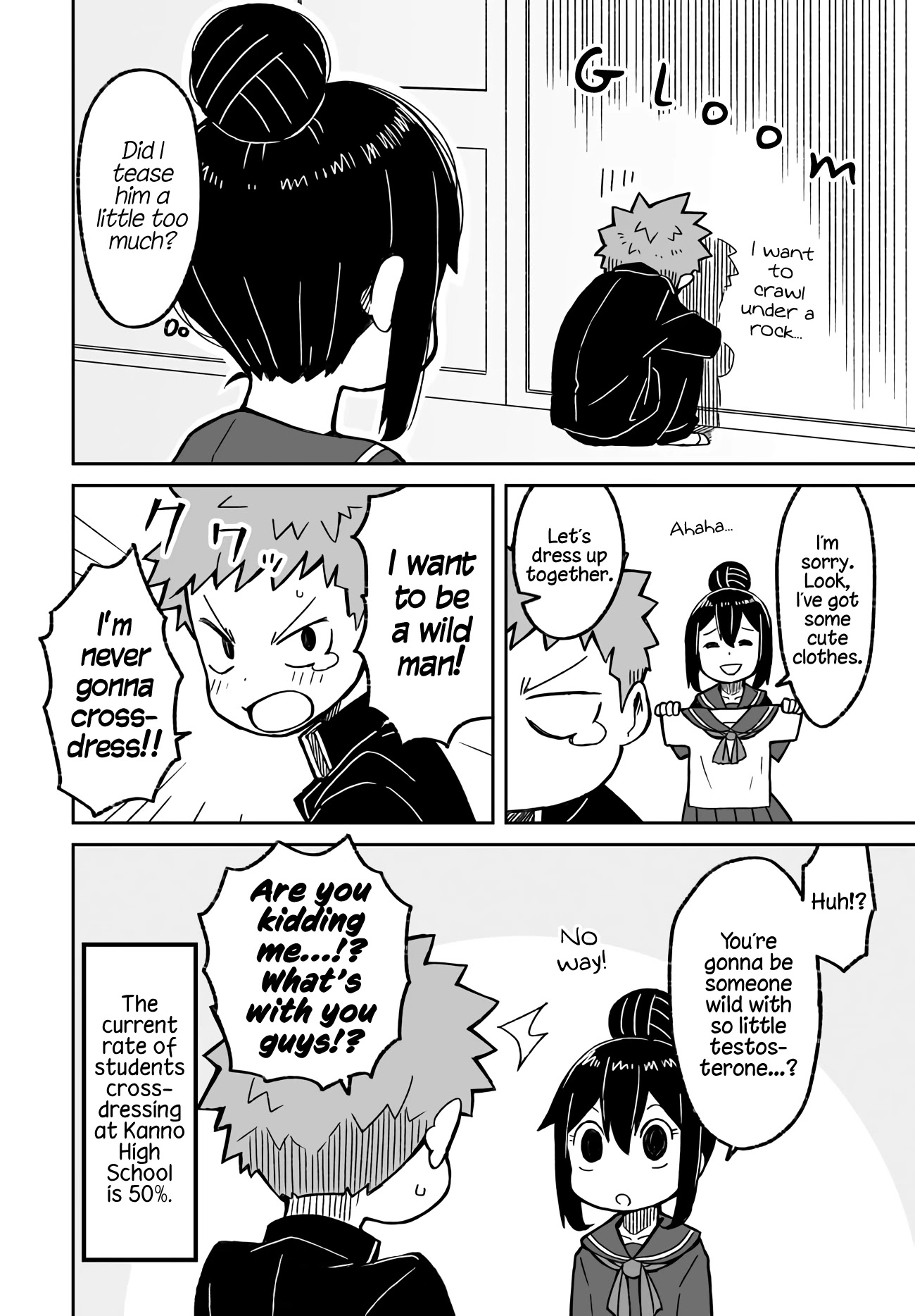 I'm the Only One Not Crossdressing!? Chapter 1 page 12 - Chapter 1