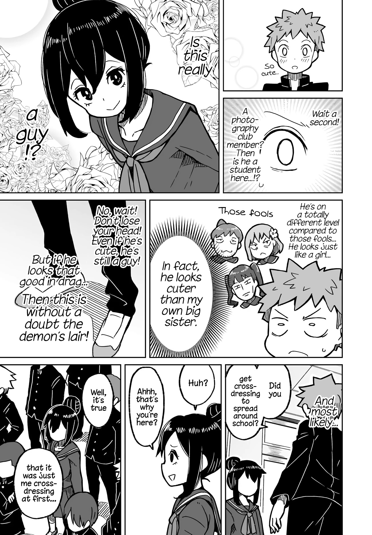 I'm the Only One Not Crossdressing!? Chapter 1 page 7 - Chapter 1