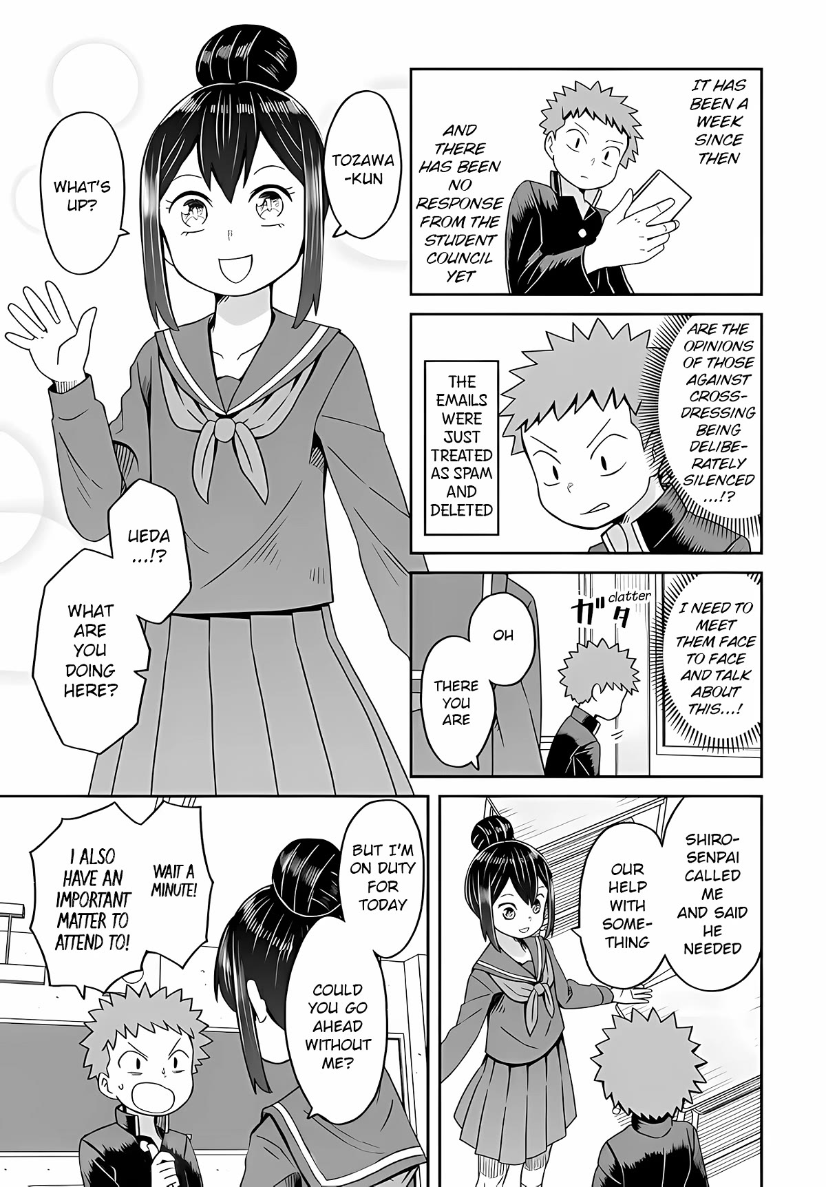 I'm the Only One Not Crossdressing!? Chapter 10 page 5 - Chapter 10: Senpai's Orders are Absolute