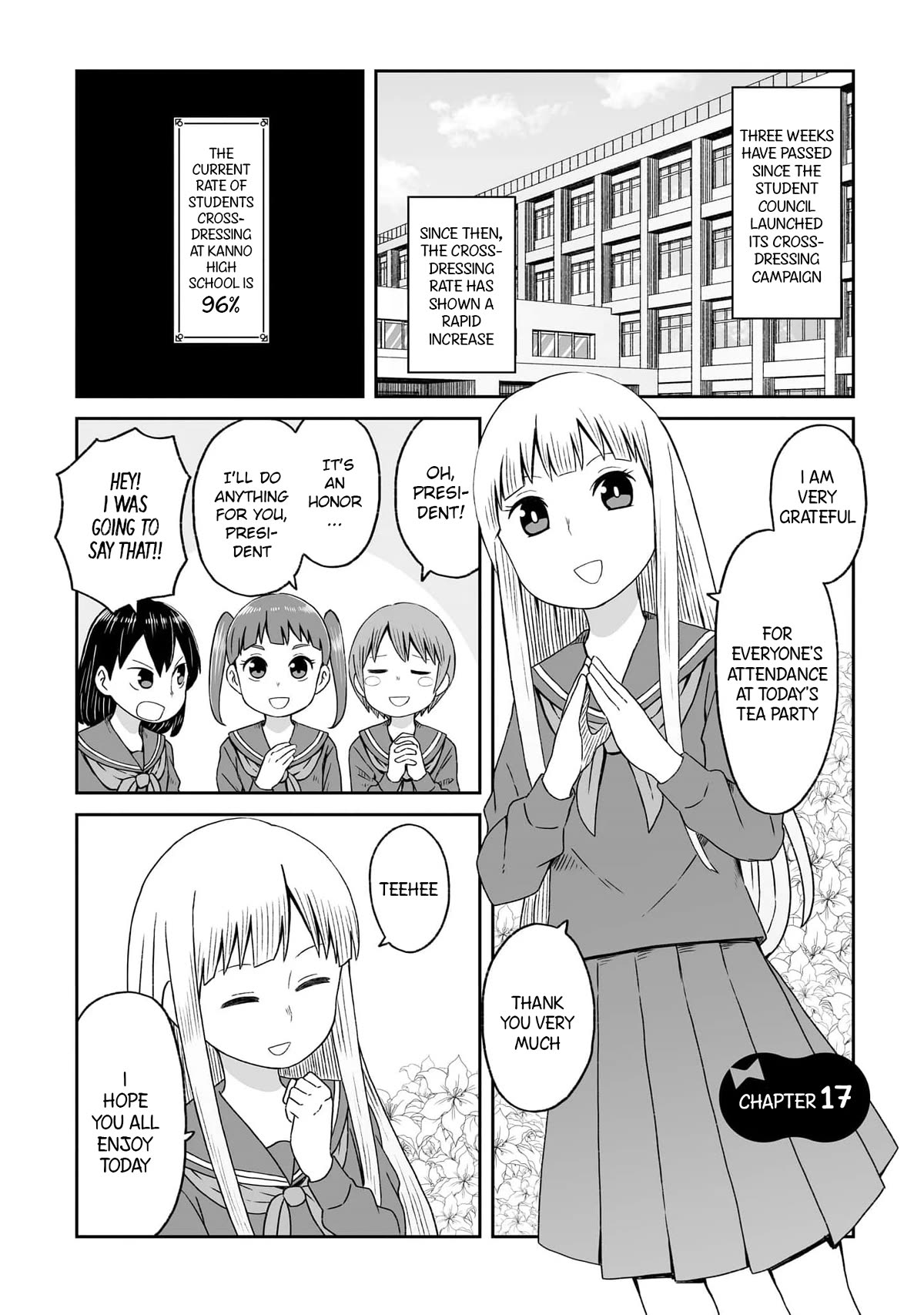 I'm the Only One Not Crossdressing!? Chapter 17 page 1 - Chapter 17: Men's Clothing Hunt
