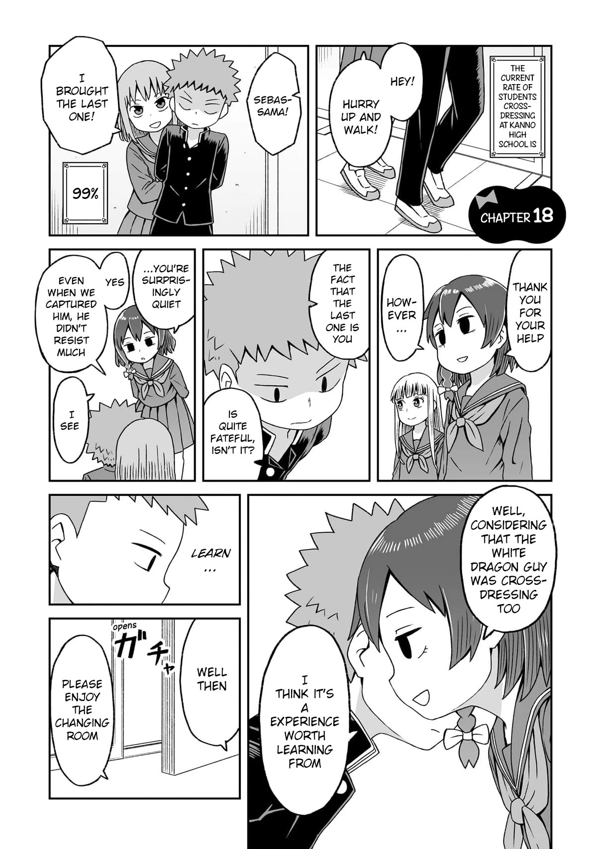 I'm the Only One Not Crossdressing!? Chapter 18 page 1 - Chapter 18: I'm the Only One Not Crossdressing!?